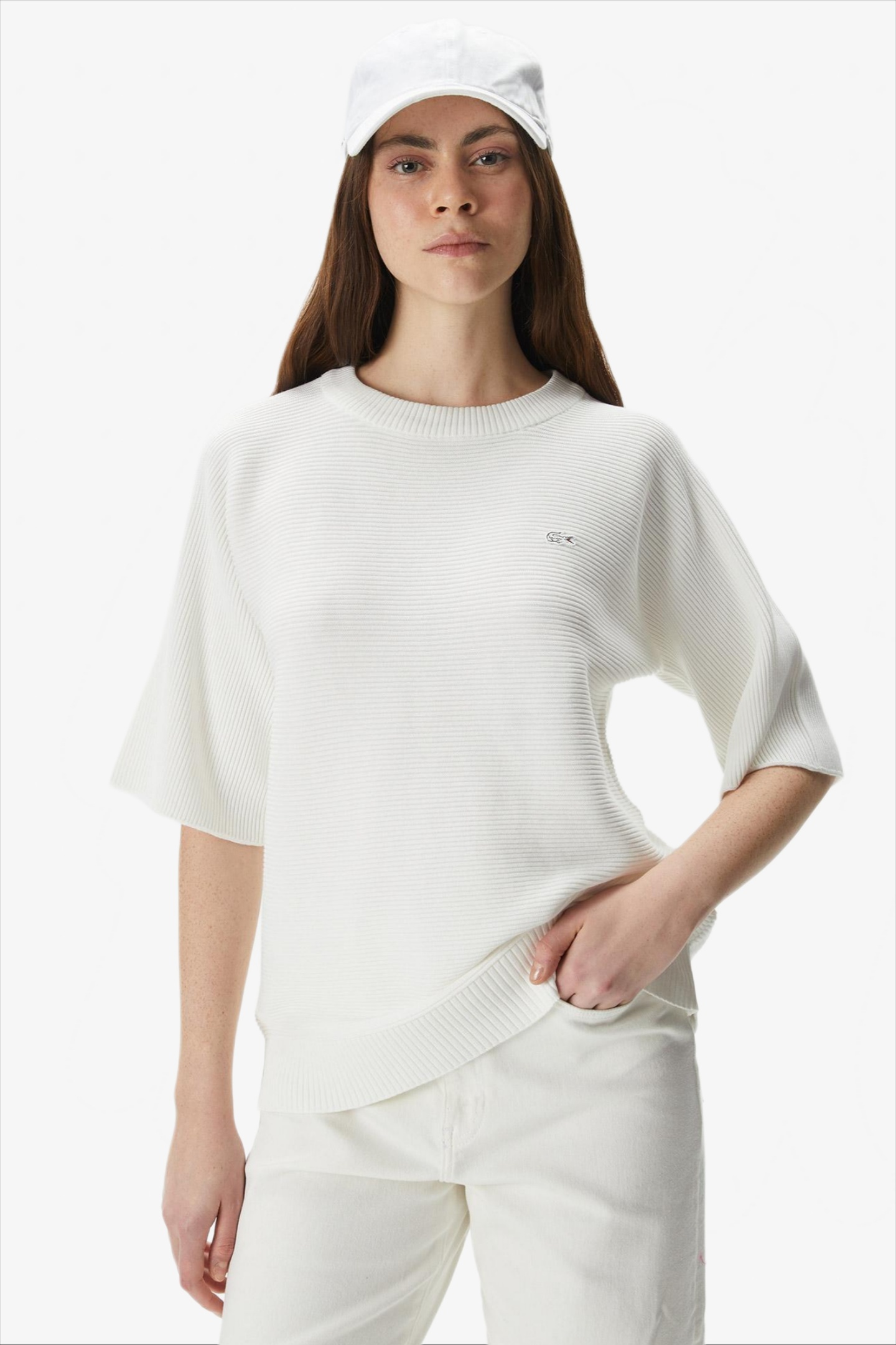Женский бежевый свитер Бежевый 36 Lacoste AF040670V Женский бежевый свитер Бежевый 36 Lacoste AF040670V