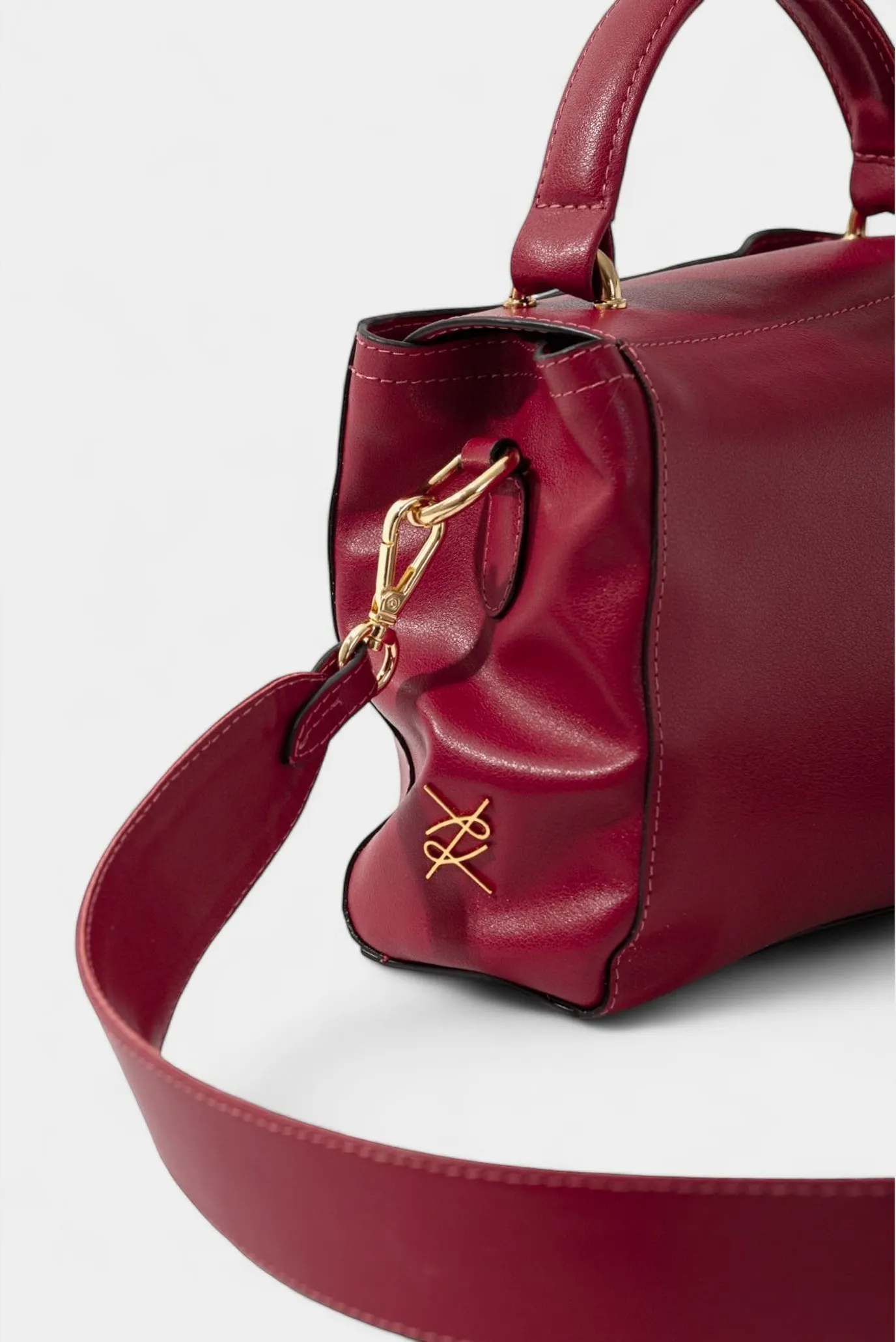 Жіноча малинава сумка 2