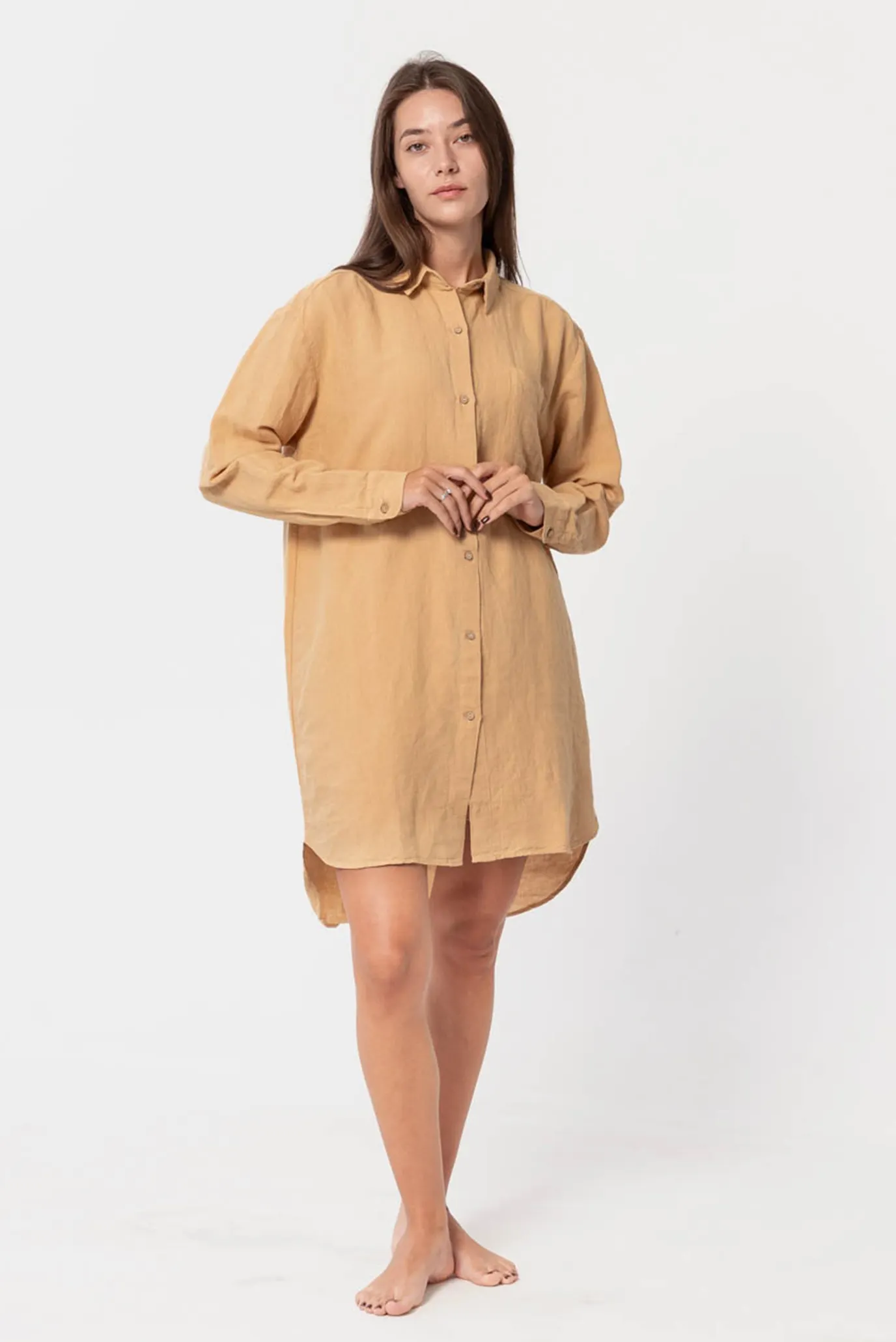 Женская желтая рубашка Bruma 6