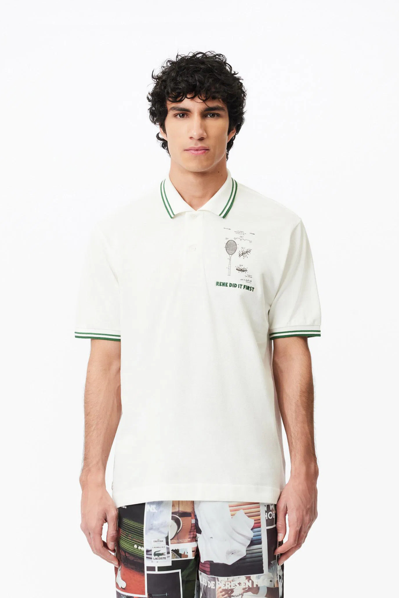 Мужское белое поло Белый XXL Lacoste PH800870V Мужское белое поло Белый XXL Lacoste PH800870V