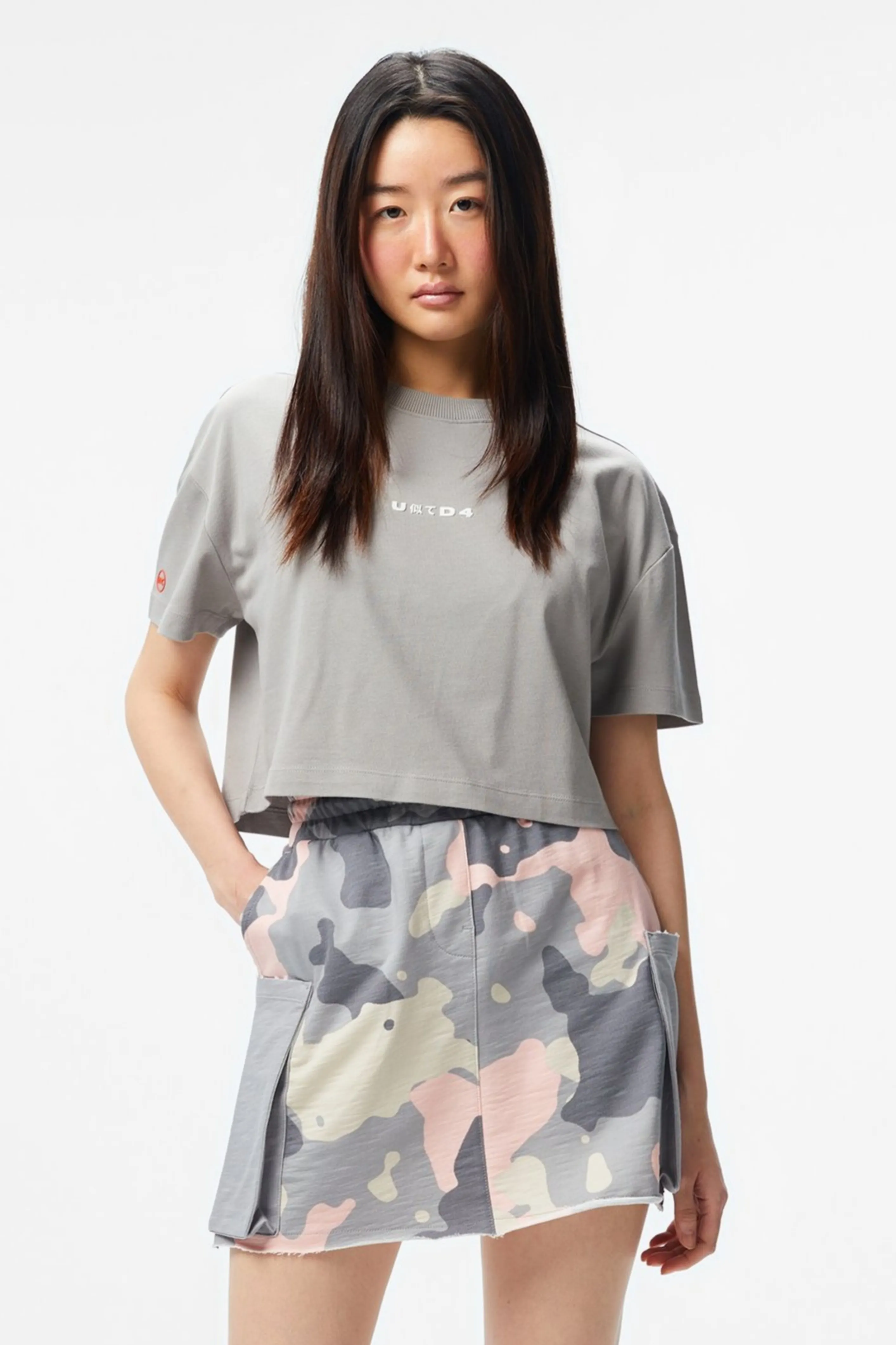 Жіноча сіра футболка 1