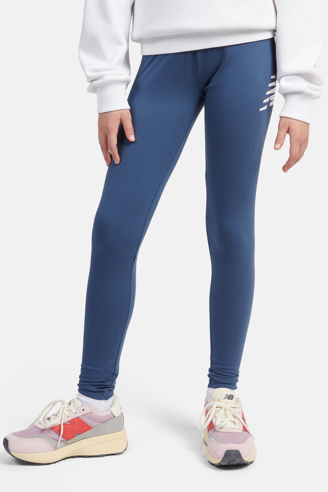 Детские синие тайтсы Graphic NB Legging Синий 8-9Y New Balance LAKG0012VTI Детские синие тайтсы Graphic NB Legging Синий 8-9Y New Balance LAKG0012VTI