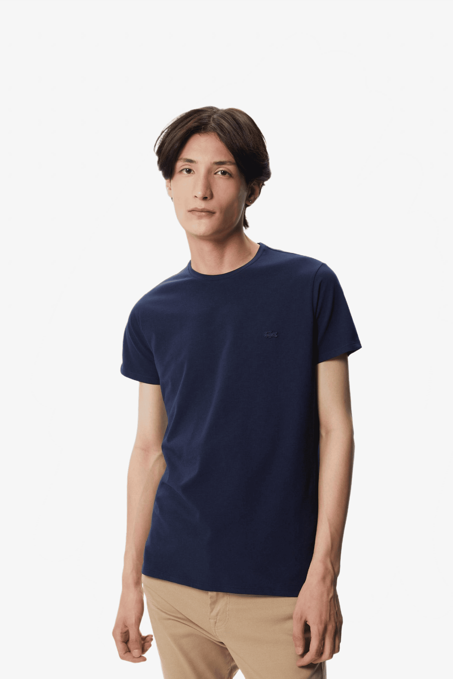Мужская синяя футболка Синий XL Lacoste TH099898L Мужская синяя футболка Синий XL Lacoste TH099898L