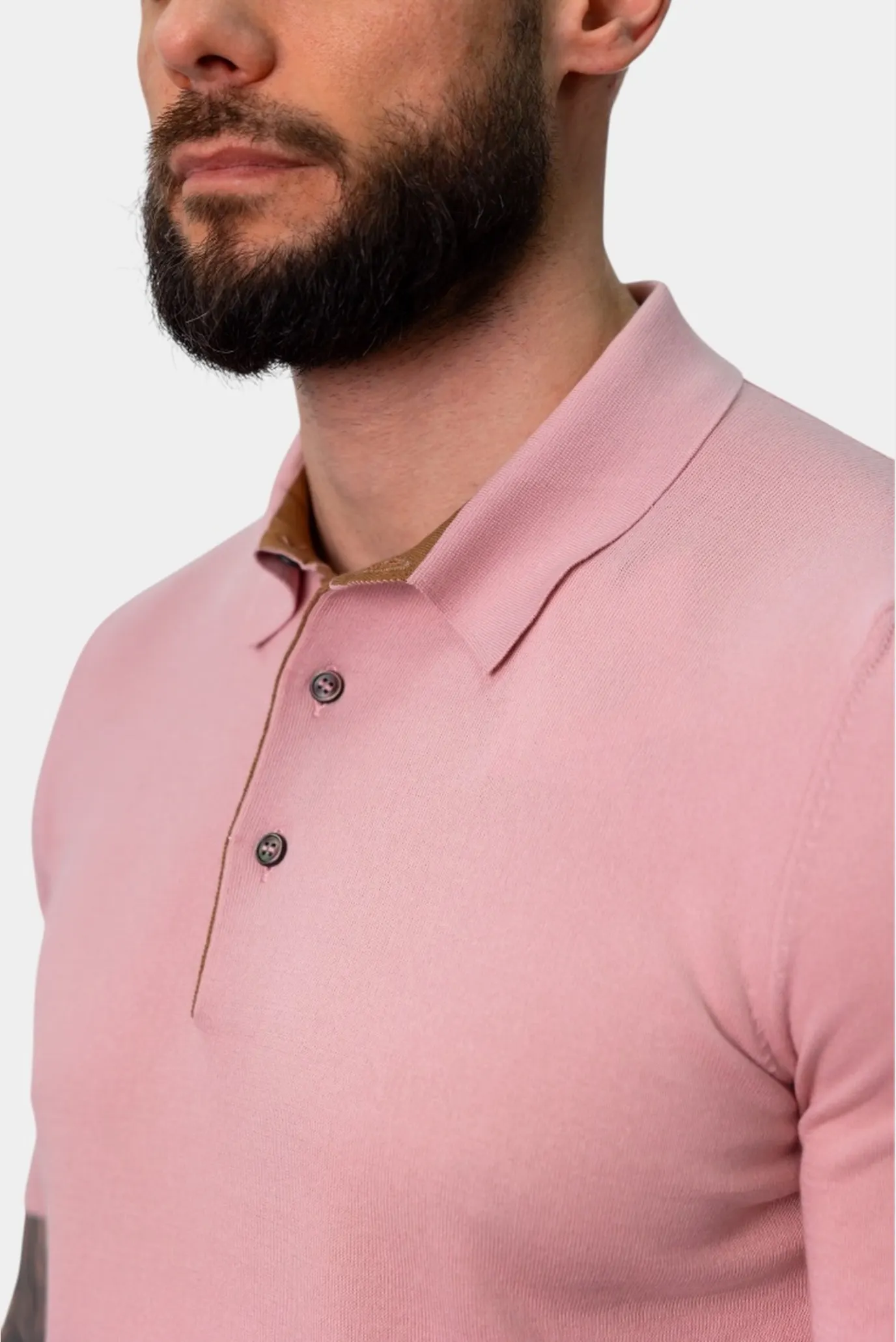 Чоловіче рожеве поло 4