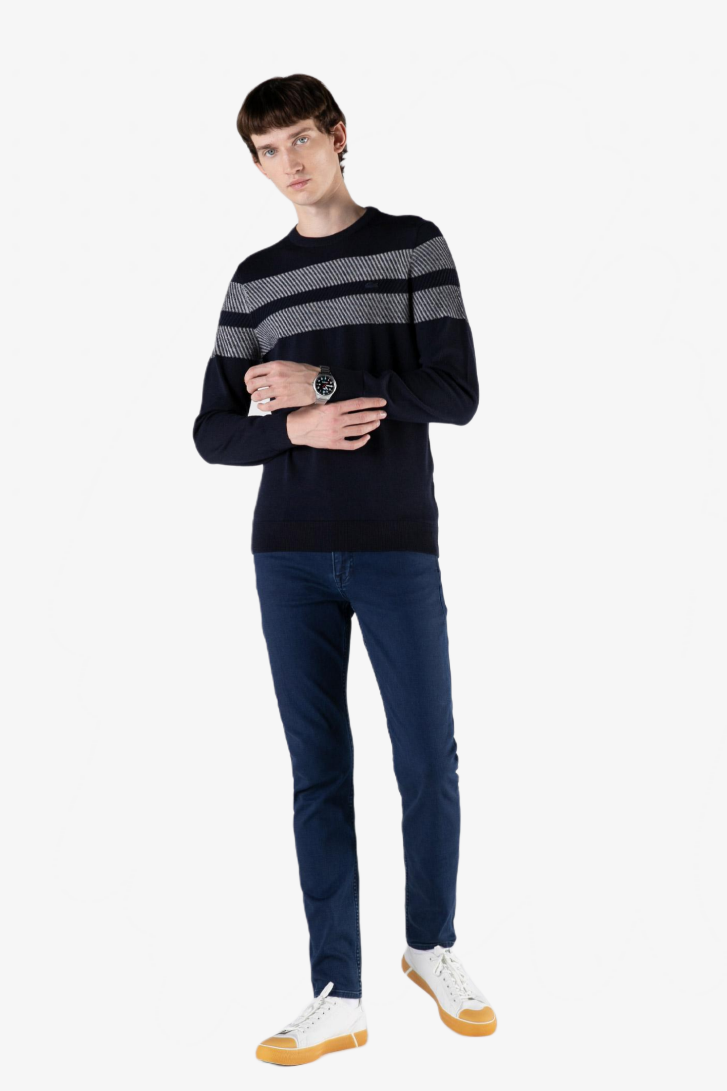 Мужской синий свитер Синий XS Lacoste AH224848L Мужской синий свитер Синий XS Lacoste AH224848L