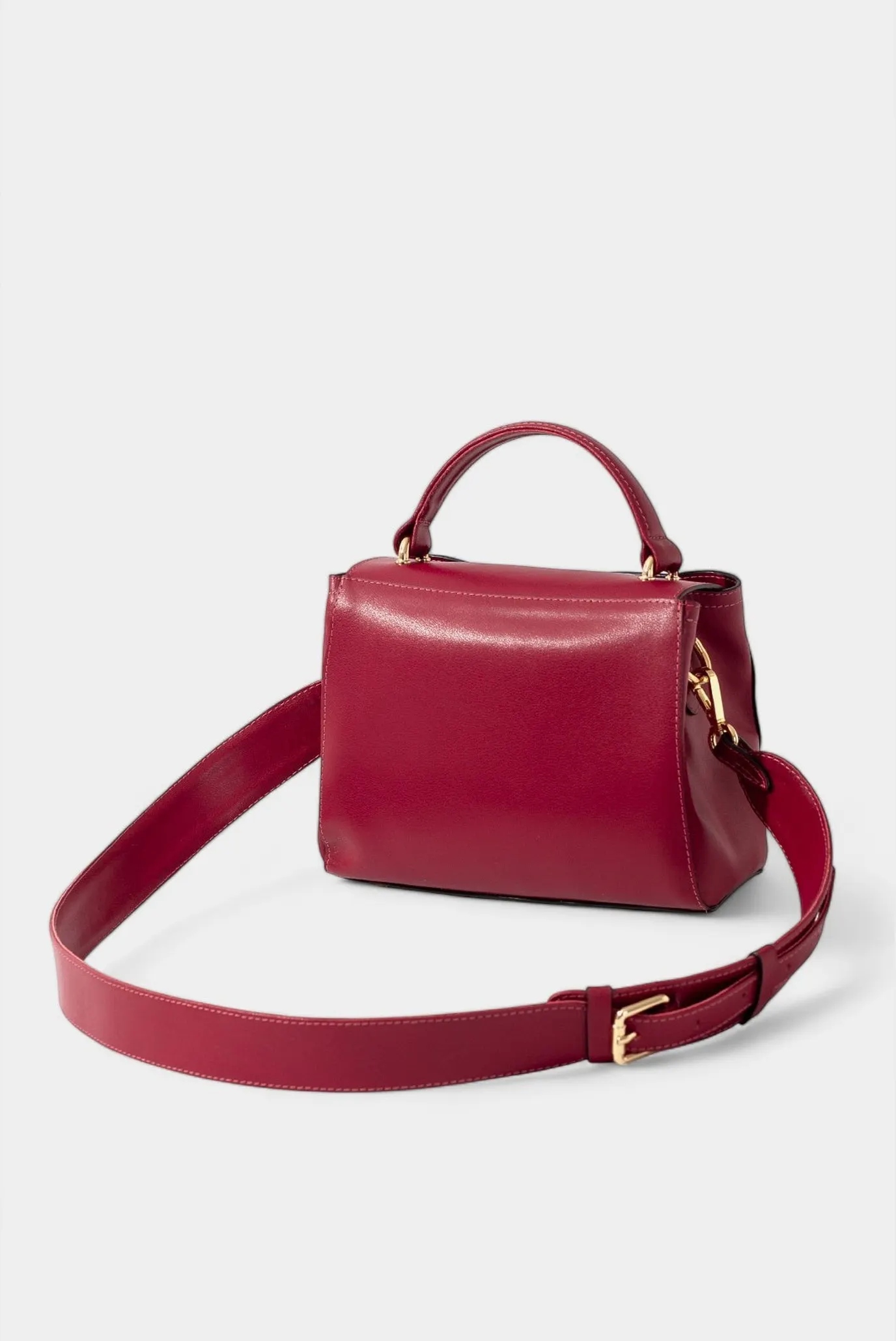 Жіноча малинава сумка 4