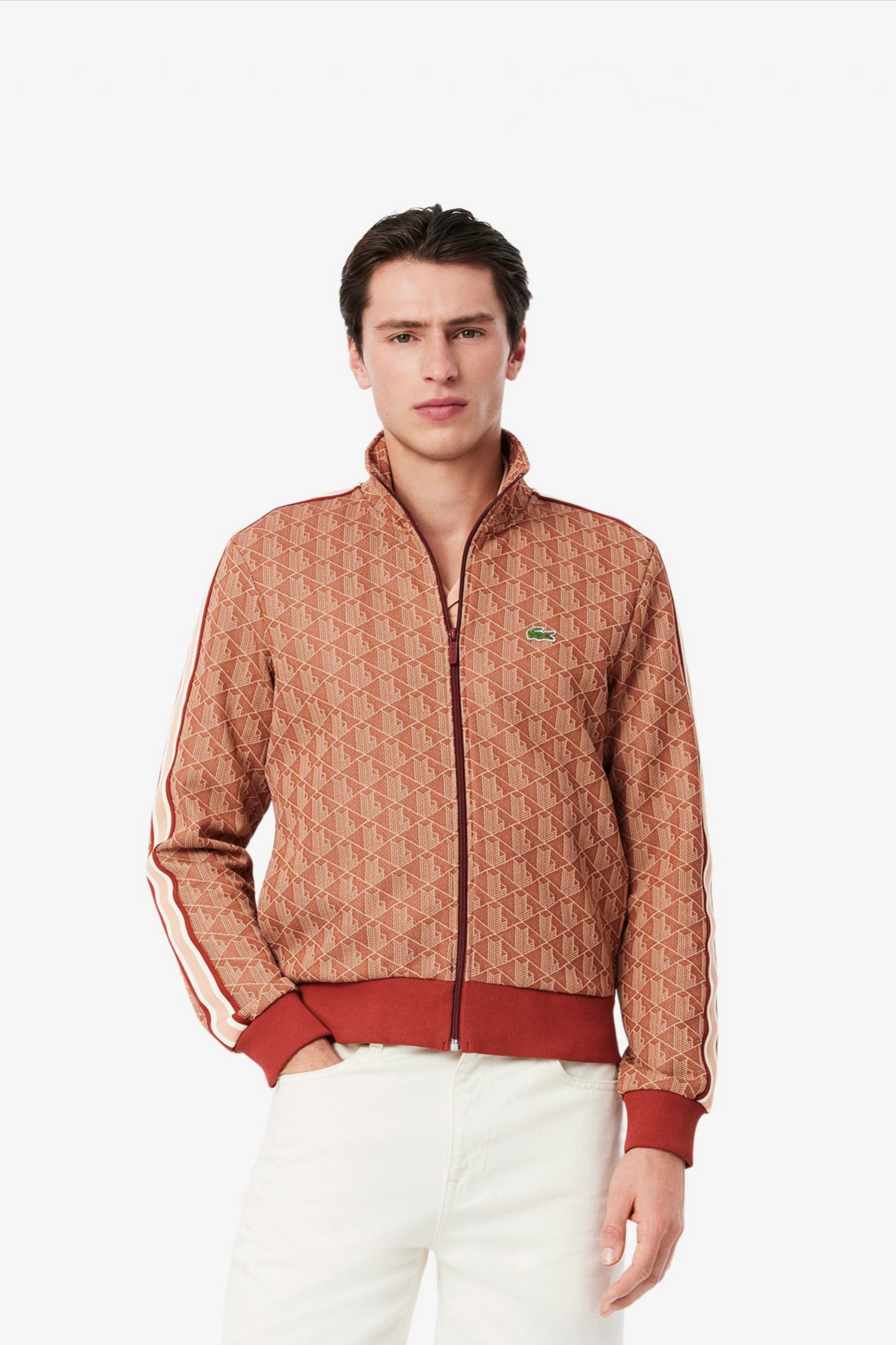 Мужская коричневая толстовка Коричневый S Lacoste SH1368GTI Мужская коричневая толстовка Коричневый S Lacoste SH1368GTI