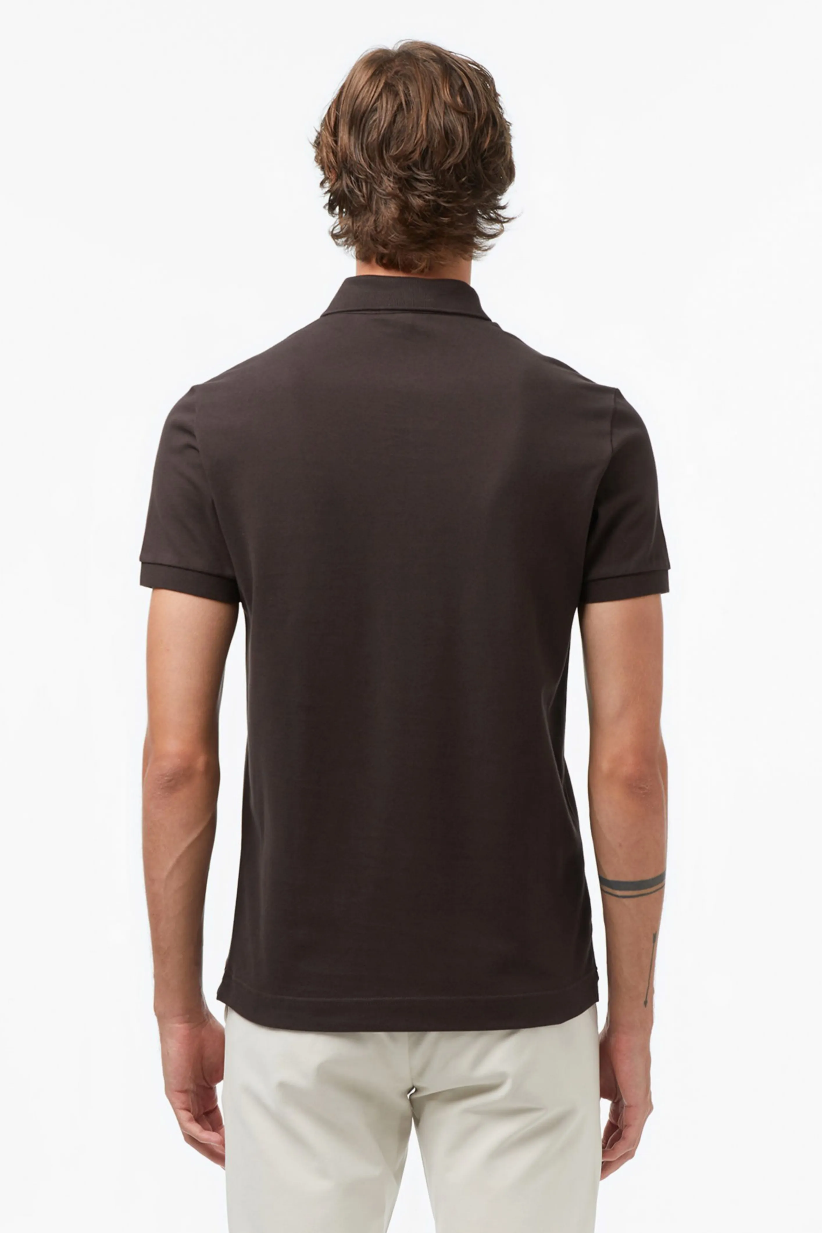 Мужское коричневое поло 2