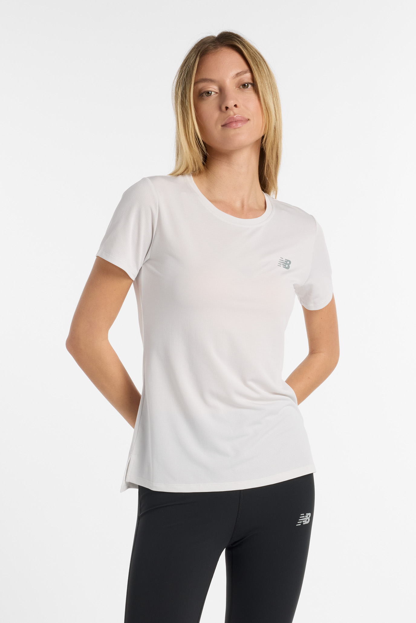 Женская серая футболка Sport Серый XS New Balance WT51244GYM Женская серая футболка Sport Серый XS New Balance WT51244GYM