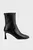 Женские чёрные ботильоны