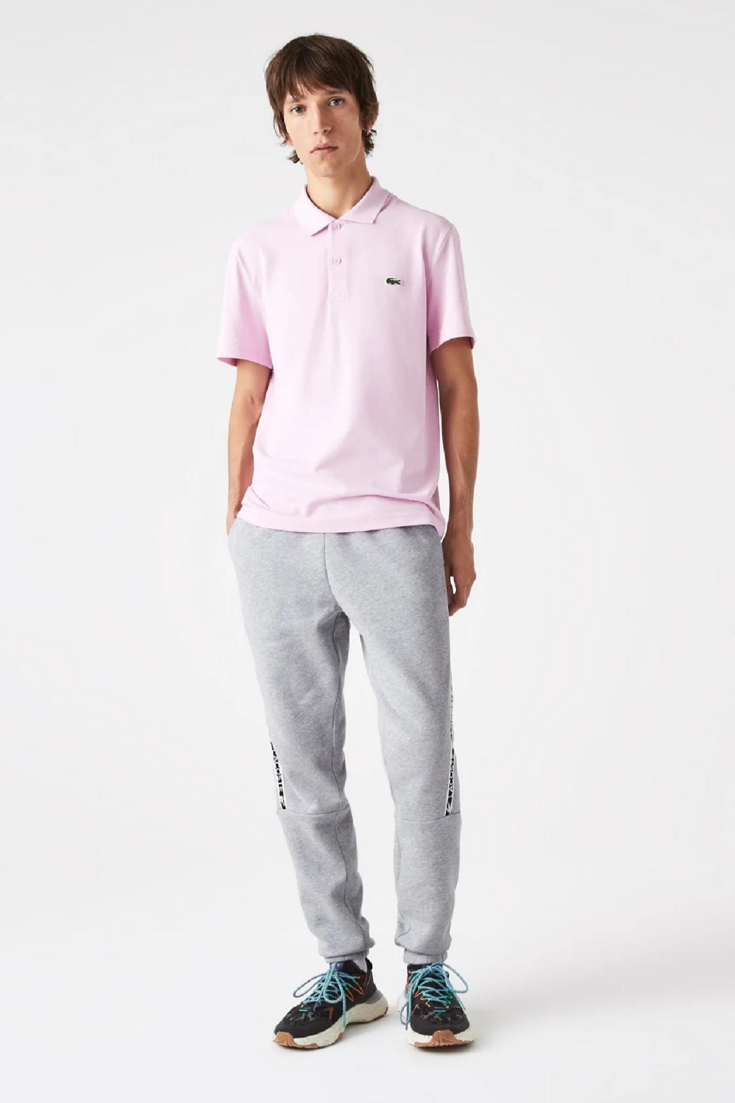 Мужские серые спортивные штаны Серый L-XL Lacoste XH9888CCA Мужские серые спортивные штаны Серый L-XL Lacoste XH9888CCA