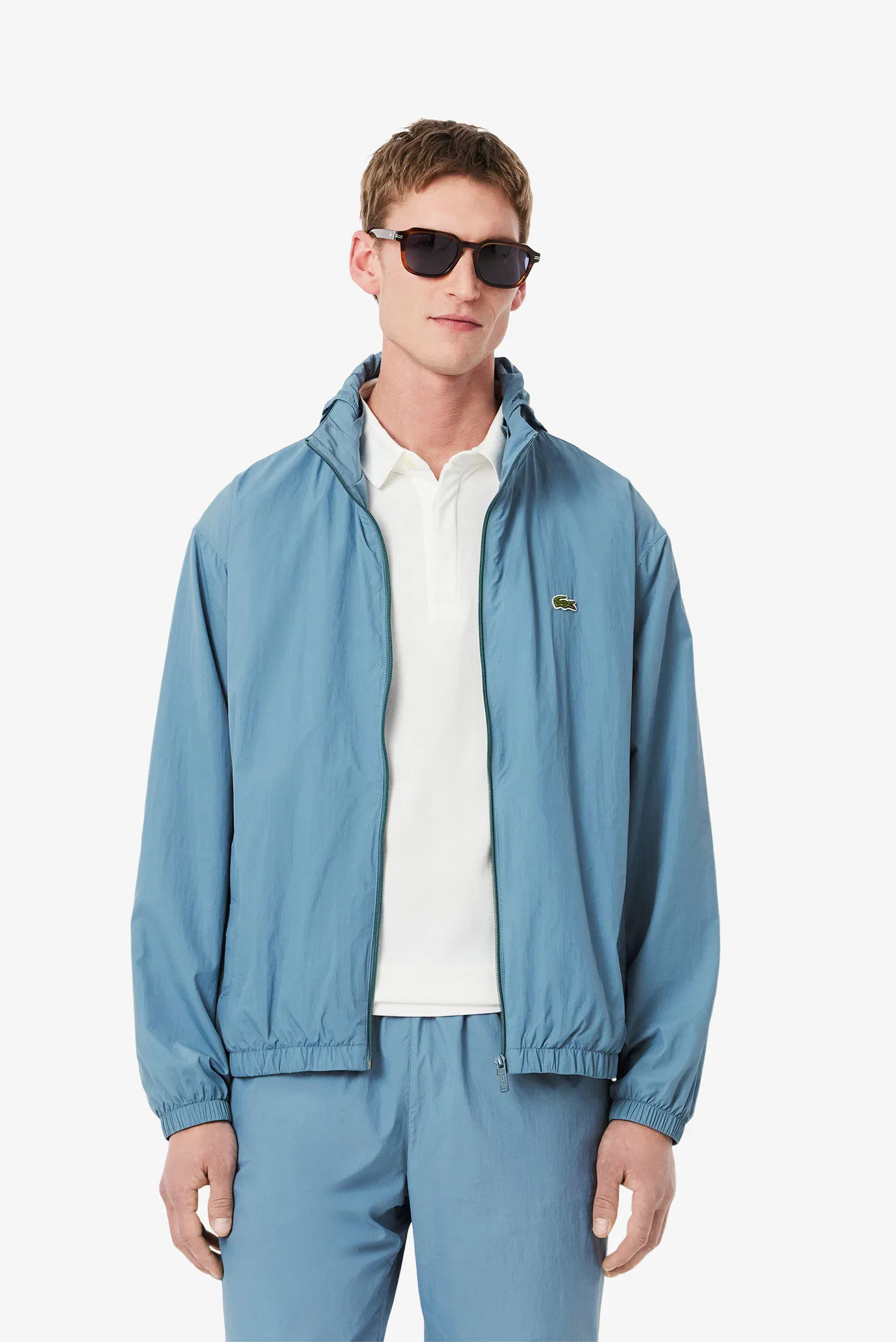 Мужская голубая водонепроницаемая куртка Голубой 56 Lacoste BH8901HD9 Мужская голубая водонепроницаемая куртка Голубой 56 Lacoste BH8901HD9