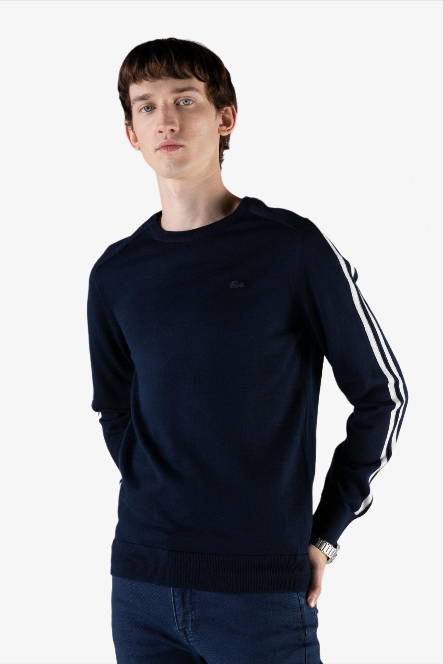 Мужской синий свитер Синий XS Lacoste AH2267R67L Мужской синий свитер Синий XS Lacoste AH2267R67L