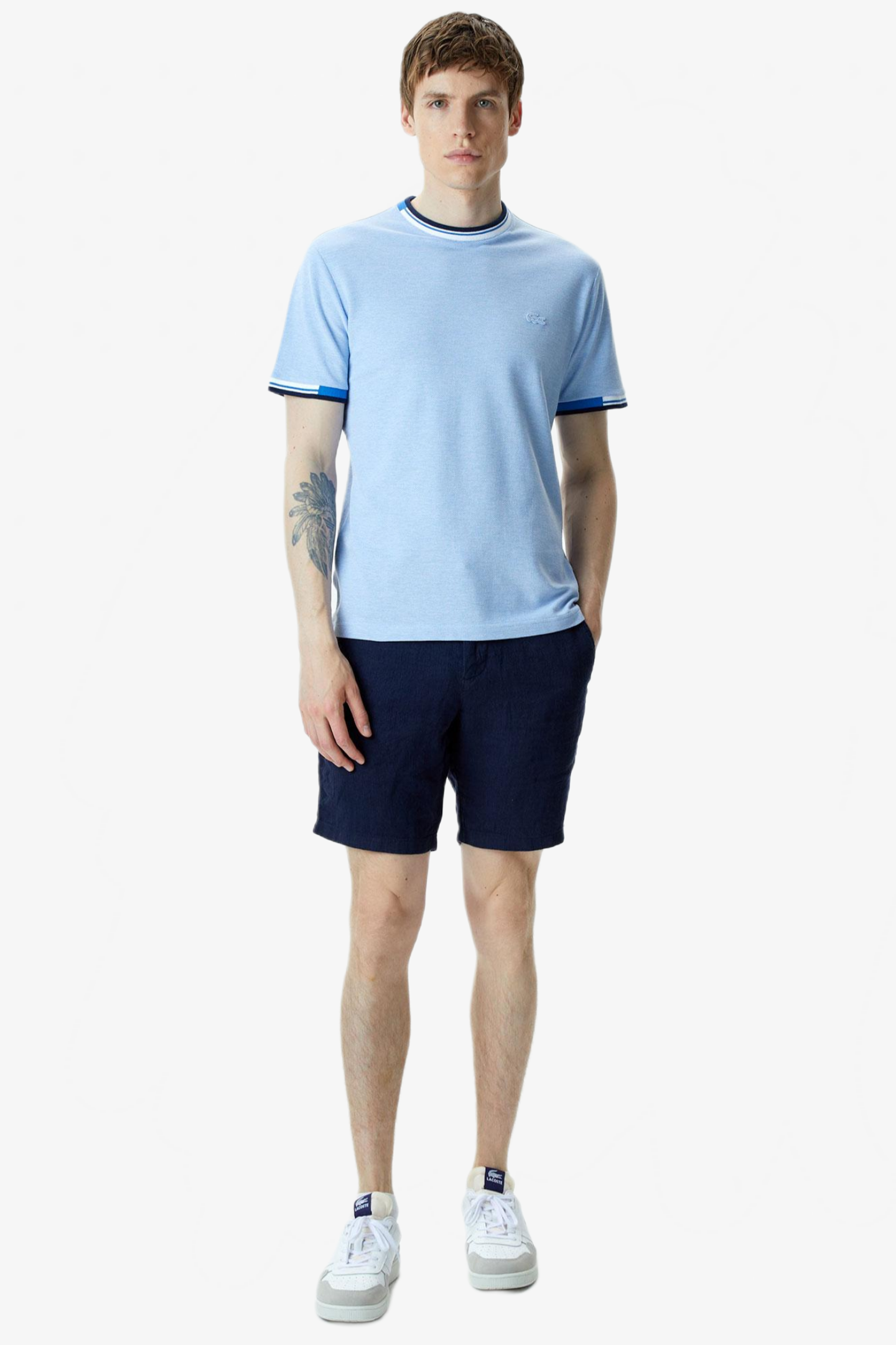 Мужские синие шорты Синий 38 Lacoste FH0041166 Мужские синие шорты Синий 38 Lacoste FH0041166