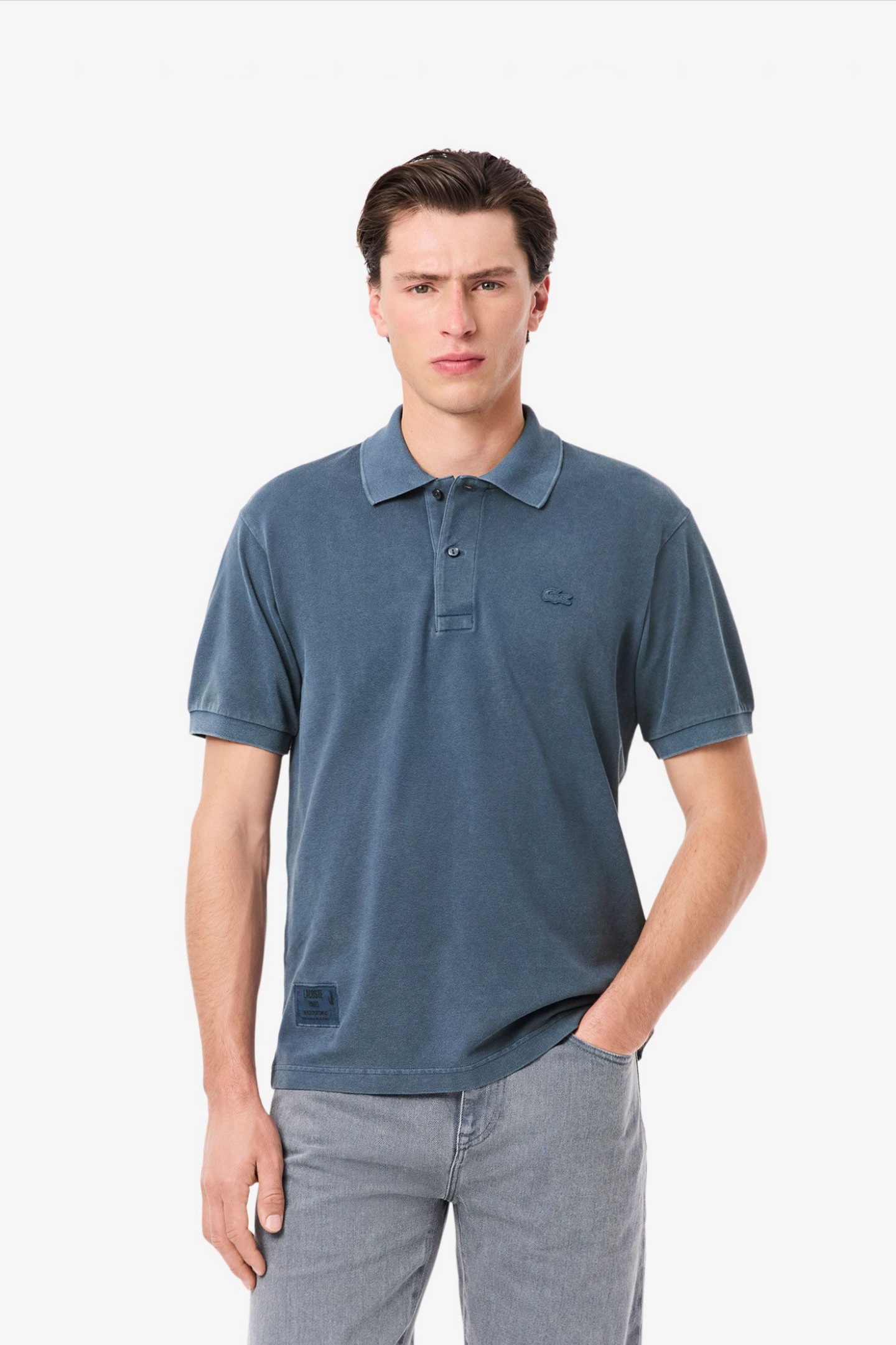 Мужское голубое поло Голубой L-XL Lacoste PH9868C7Z Мужское голубое поло Голубой L-XL Lacoste PH9868C7Z