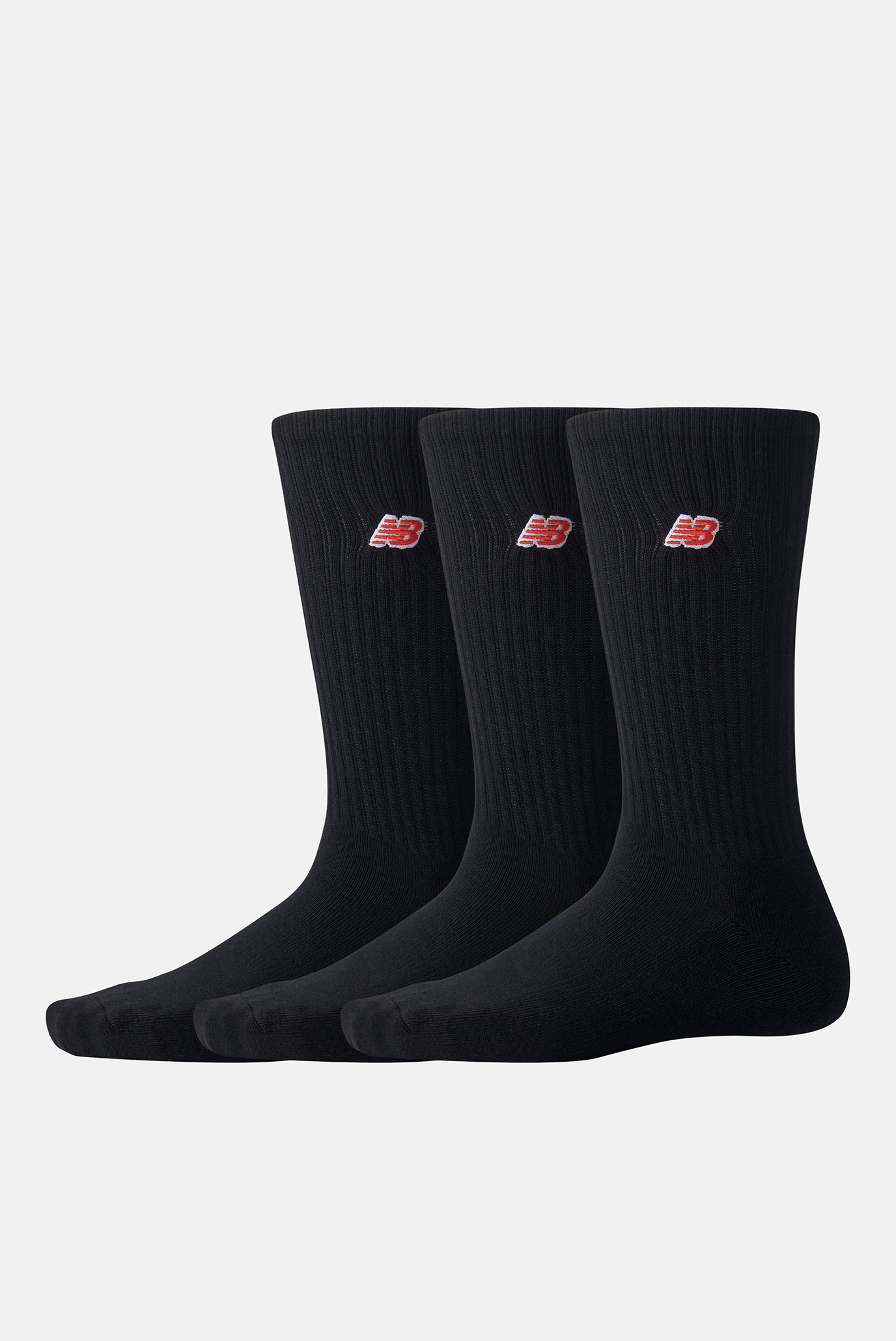 Черные носки Patch Logo (3 пары) Черный 39-42 New Balance LAS33763BK Черные носки Patch Logo (3 пары) Черный 39-42 New Balance LAS33763BK