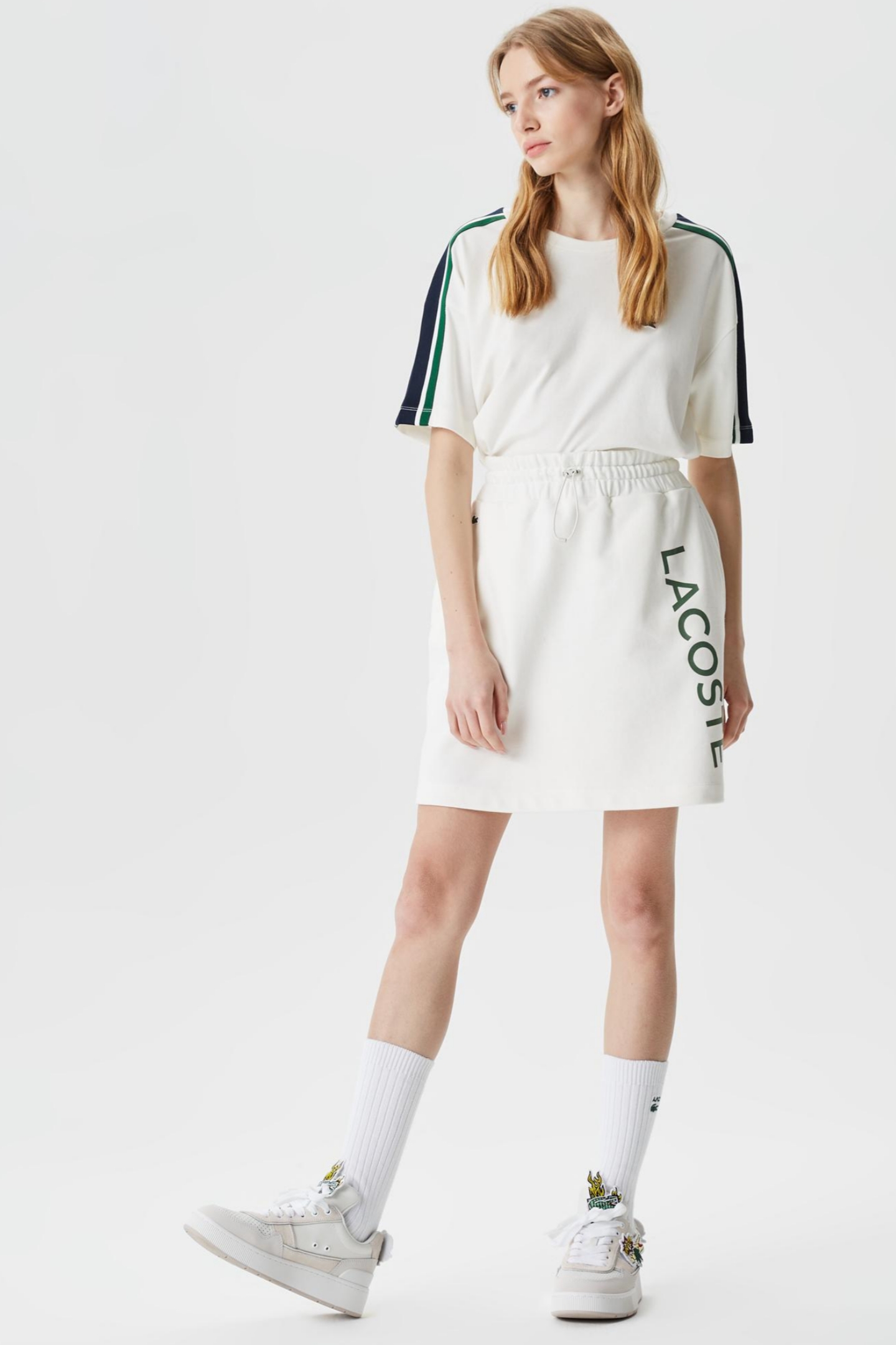 Женская белая юбка Белый 36 Lacoste JF030303B Женская белая юбка Белый 36 Lacoste JF030303B