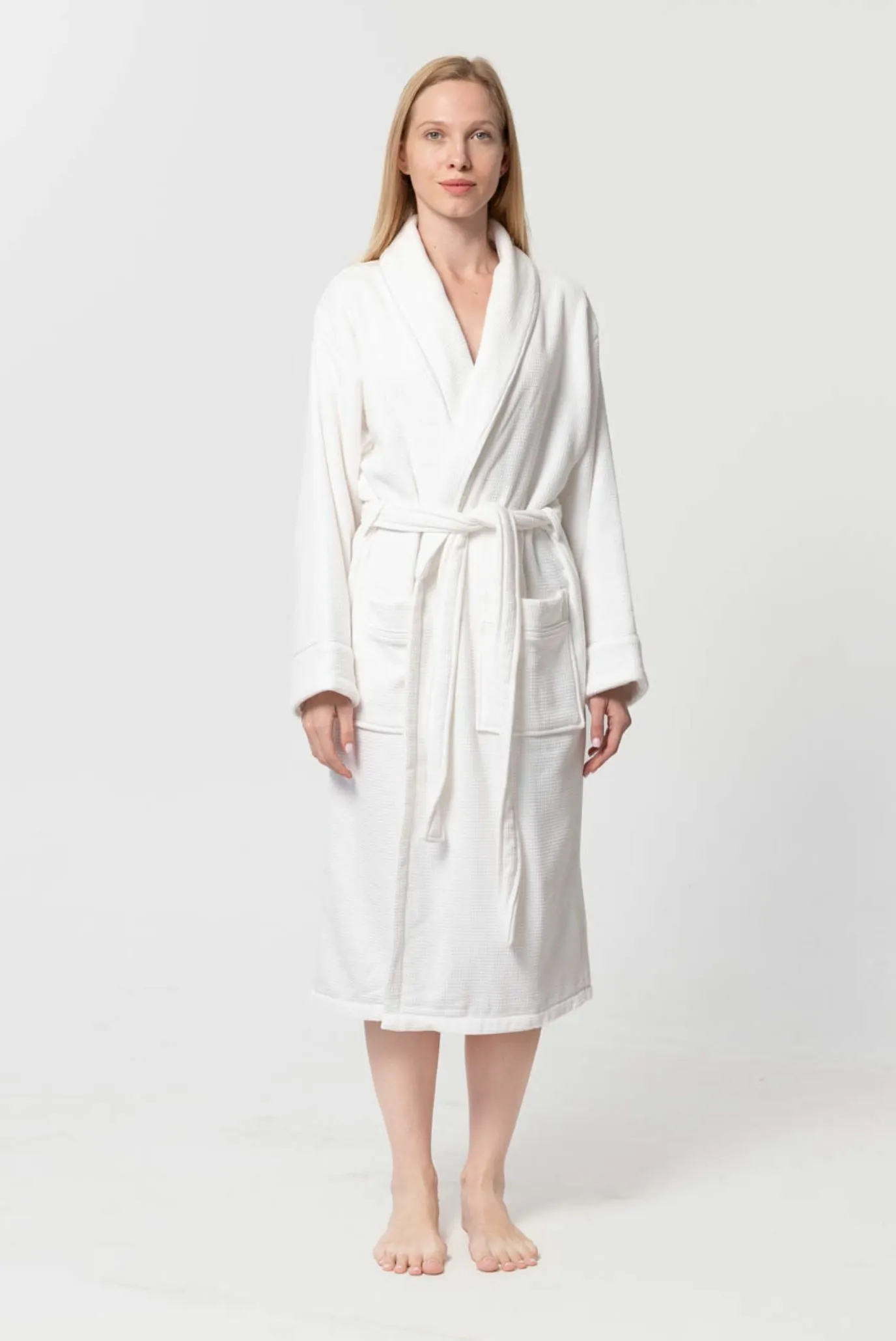 Белый женский халат Cora beyaz 1