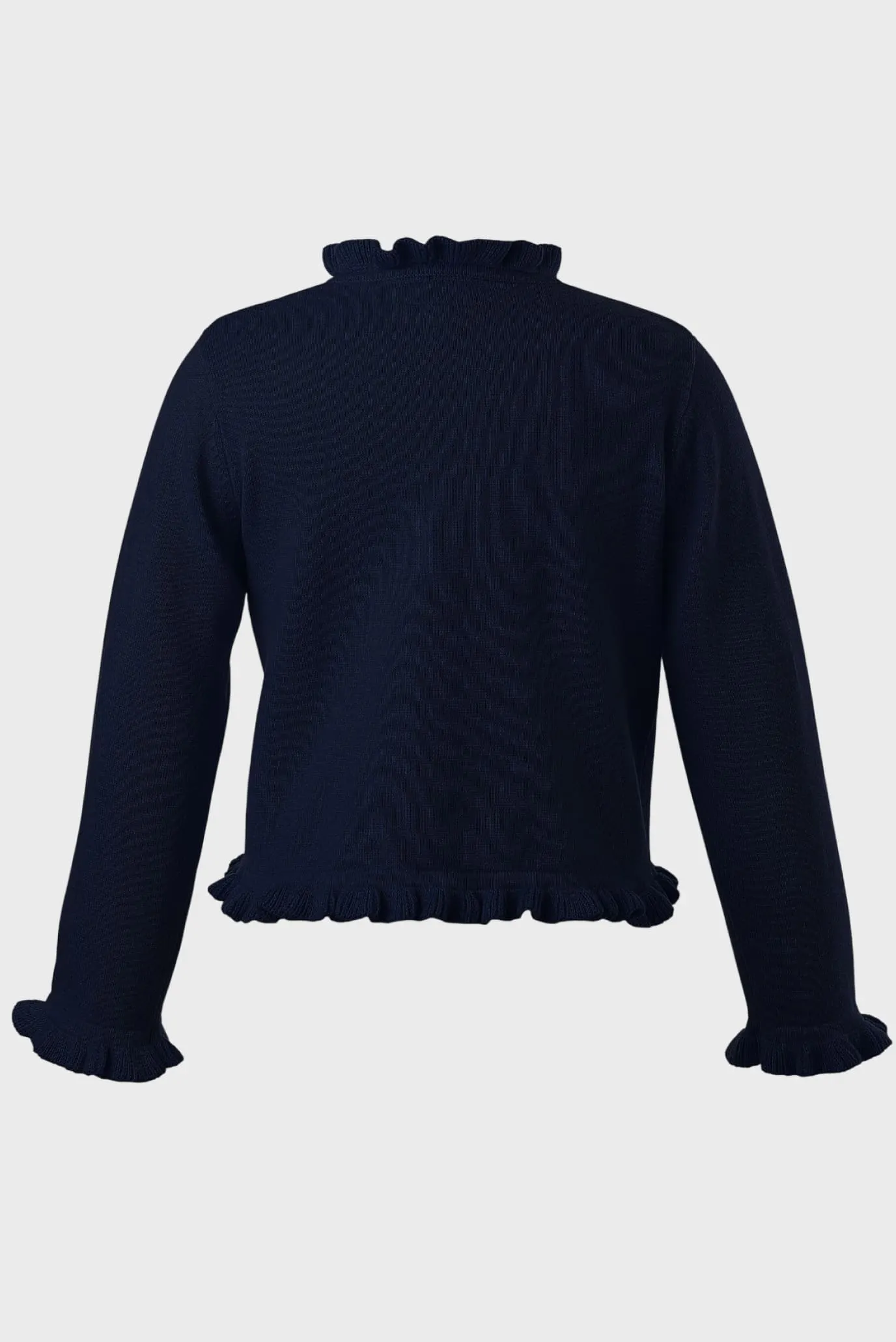 Дитячий синій кардиган 2