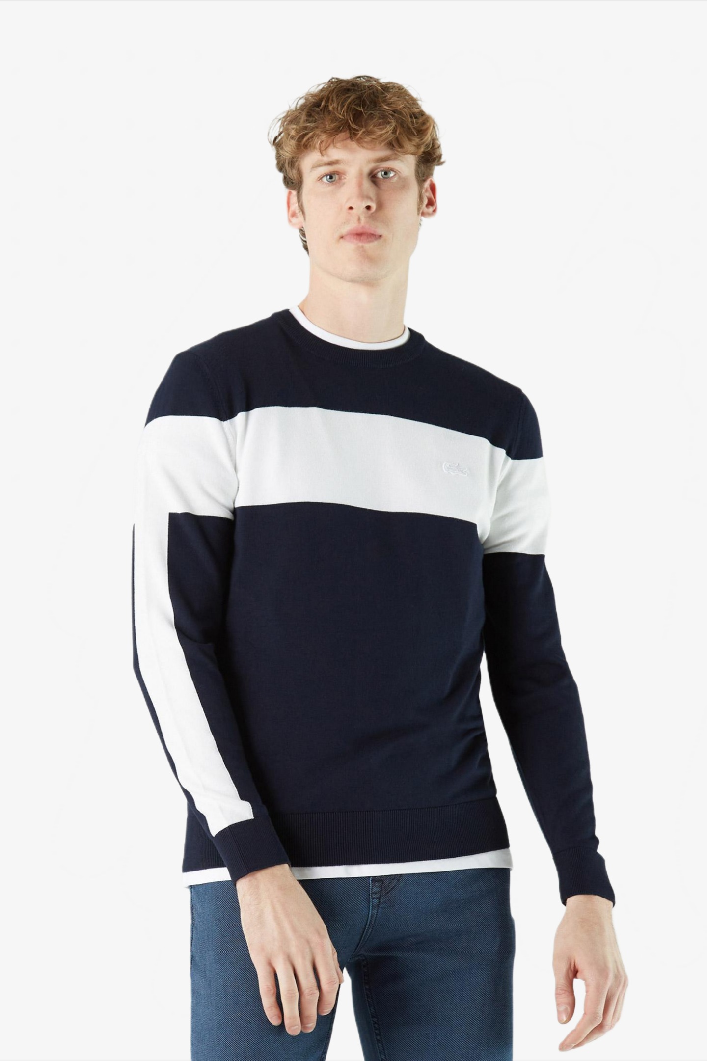 Мужской синий свитер Синий XS Lacoste AH021515L Мужской синий свитер Синий XS Lacoste AH021515L