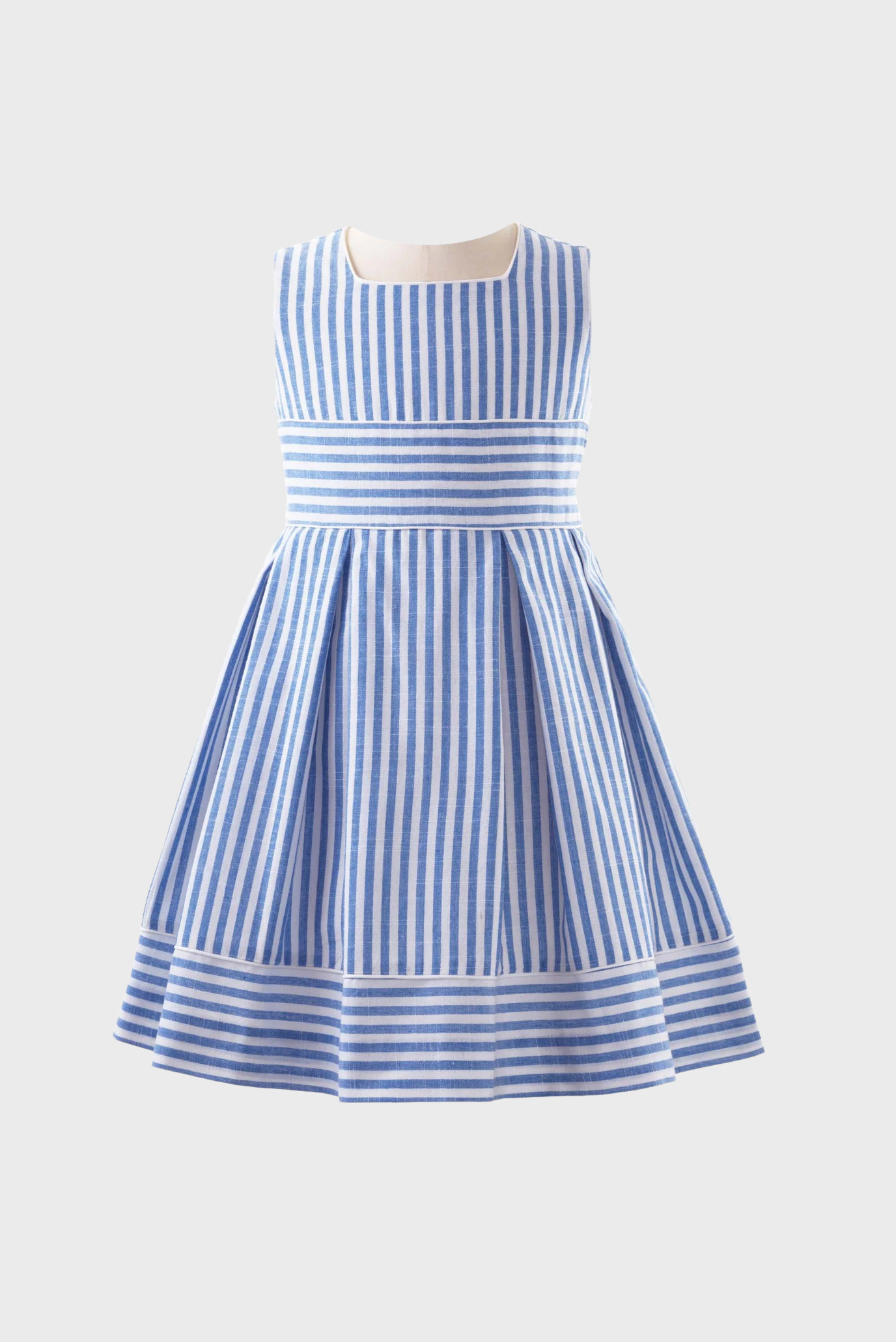 Детское синее платье Oxford Pleated 1