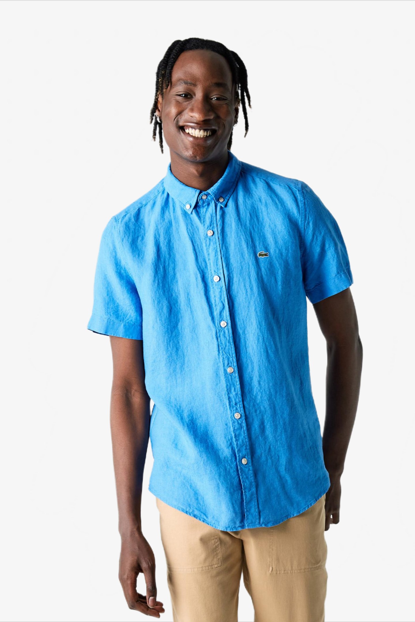 Мужская голубая рубашка Голубой 39 Lacoste CH082626J Мужская голубая рубашка Голубой 39 Lacoste CH082626J