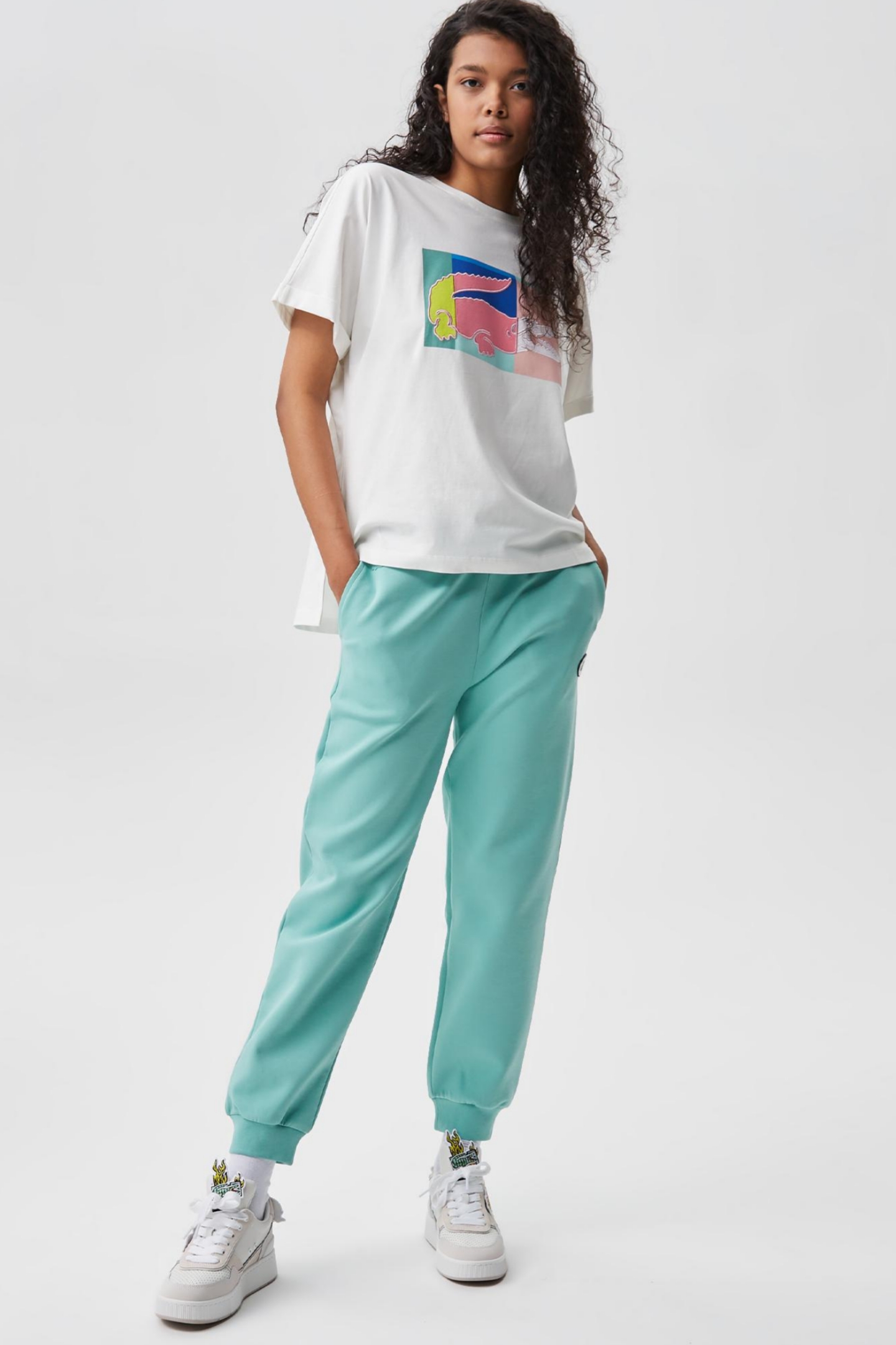 Женские зеленые спортивные штаны Зеленый 40 Lacoste XF031212N Женские зеленые спортивные штаны Зеленый 40 Lacoste XF031212N