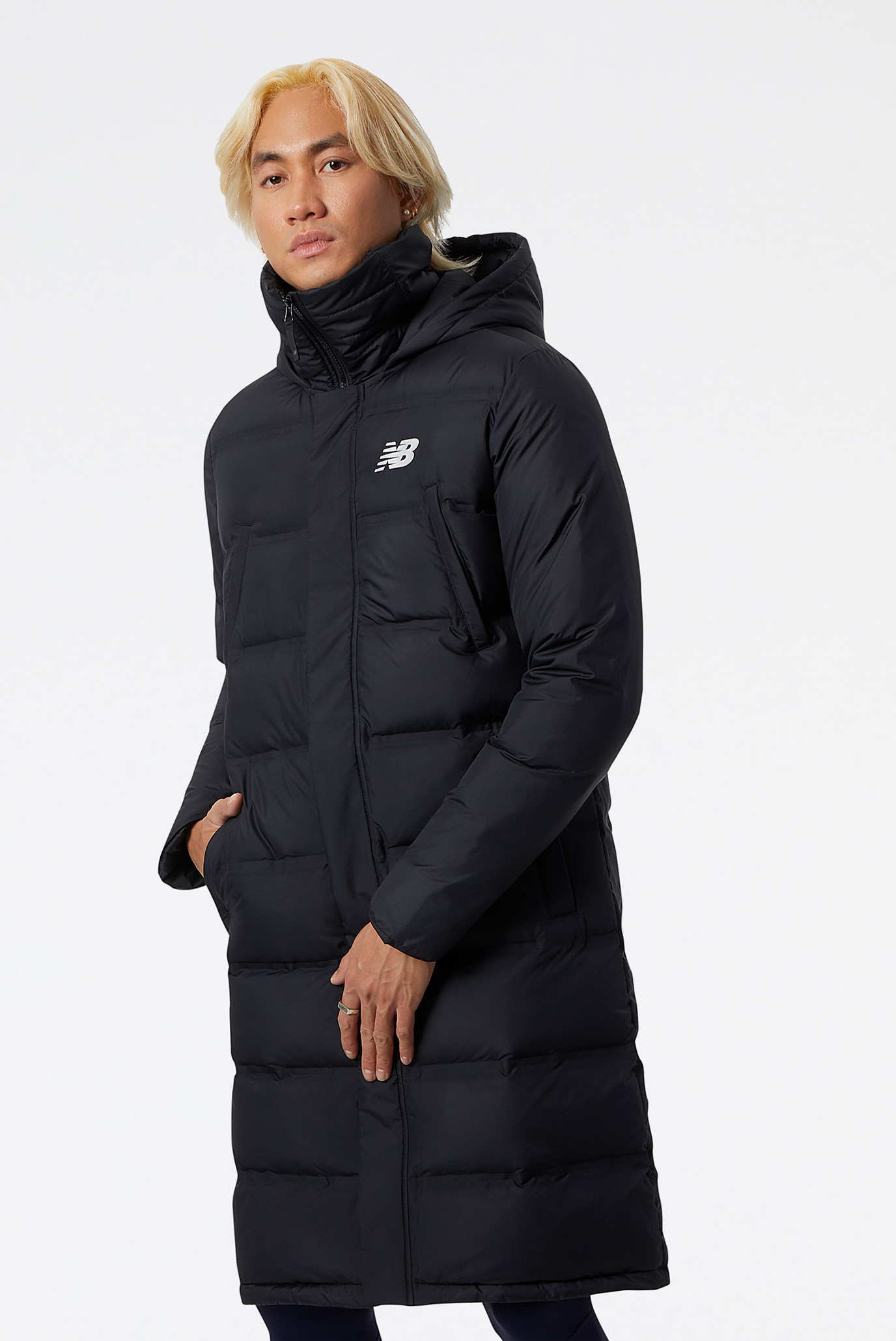 Мужская черный пуховик Bench Long Down Черный XXL New Balance MJ231054BK Мужская черный пуховик Bench Long Down Черный XXL New Balance MJ231054BK
