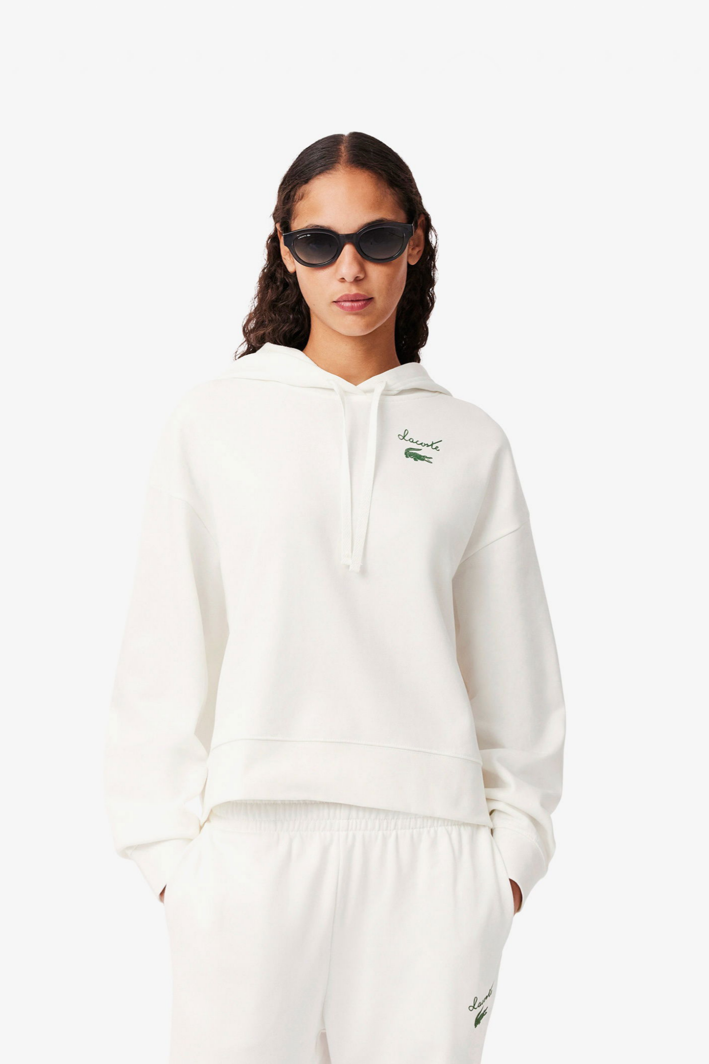 Женская белая толстовка. Белый 38 Lacoste SF264970V Женская белая толстовка. Белый 38 Lacoste SF264970V