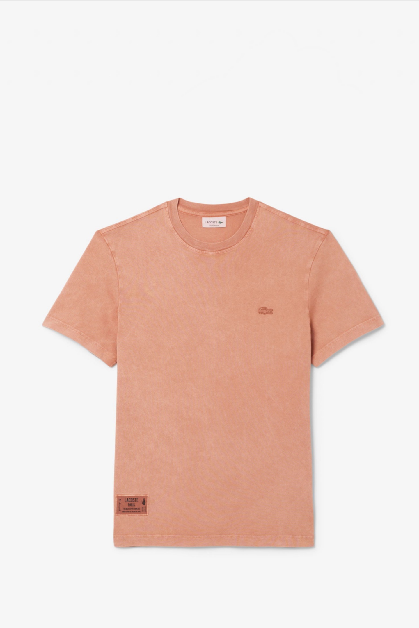 Мужская коричневая футболка Коричневый M Lacoste TH9894I1K Мужская коричневая футболка Коричневый M Lacoste TH9894I1K