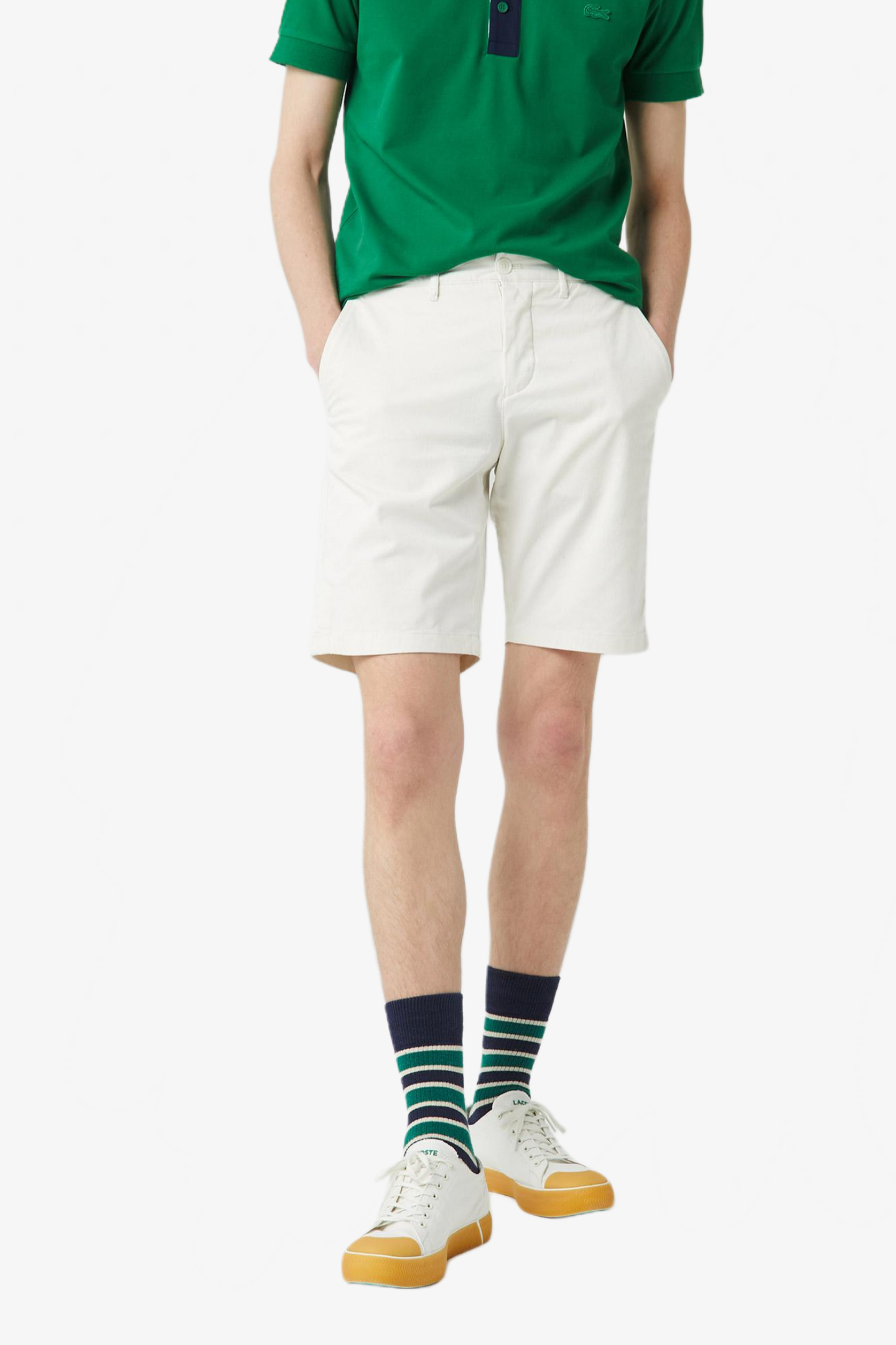 Мужские бежевые шорты Бежевый 42 Lacoste FH264770V Мужские бежевые шорты Бежевый 42 Lacoste FH264770V
