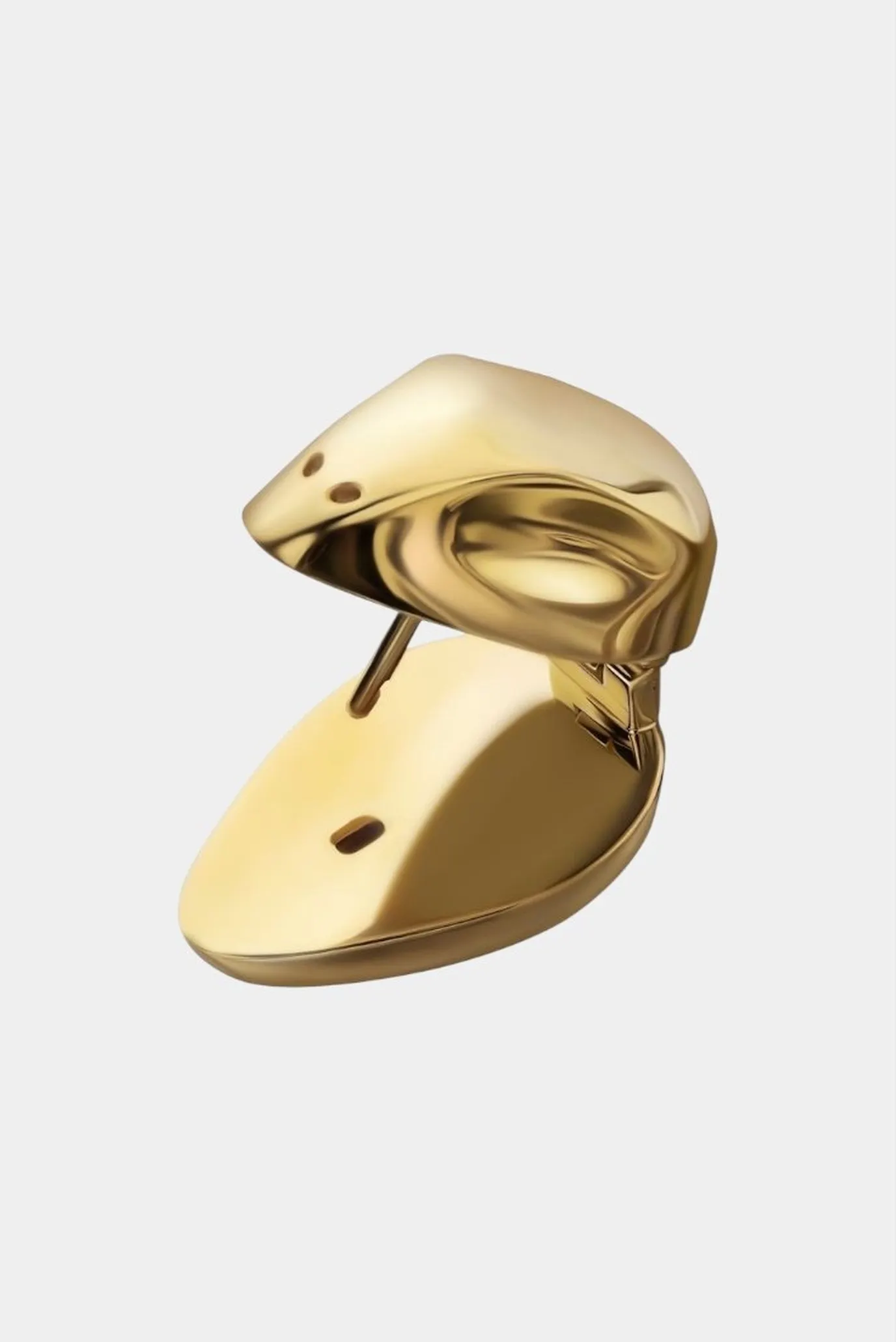 Жіночі позолочені сережки 2