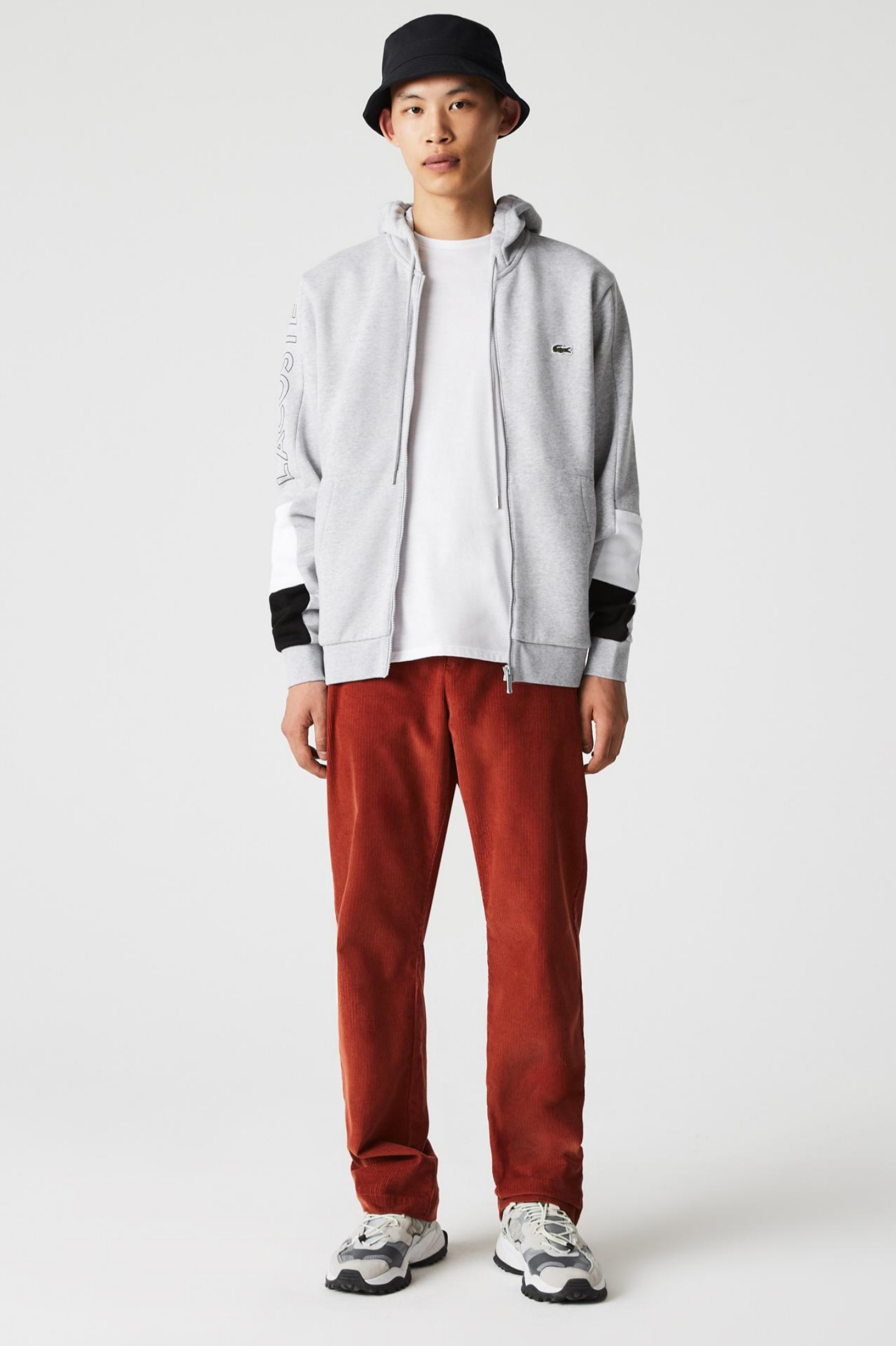 Мужская серая толстовка Серый XS Lacoste SH6885P0F Мужская серая толстовка Серый XS Lacoste SH6885P0F