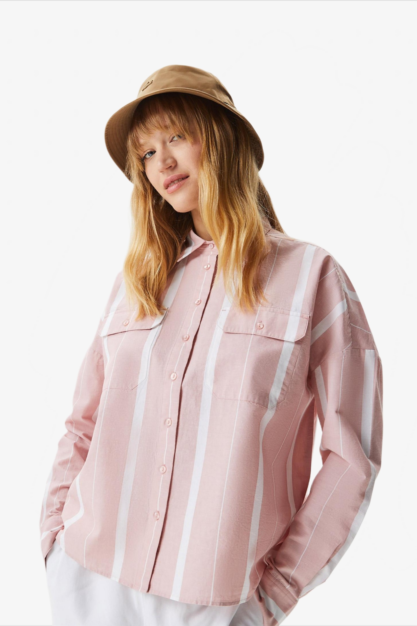 Женская розовая рубашка Розовый 38 Lacoste CF030808P Женская розовая рубашка Розовый 38 Lacoste CF030808P