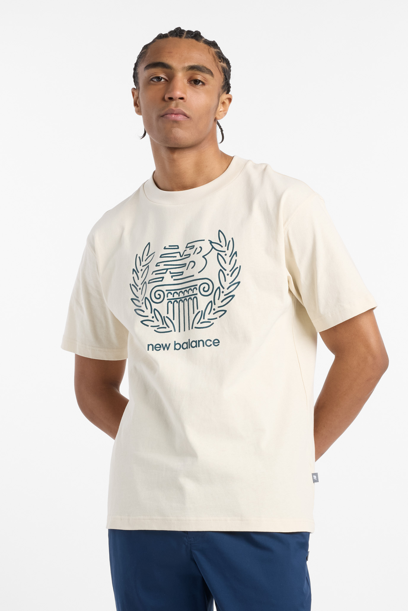 Мужская бежевая футболка X Debut Sculpture Бежевый 54 New Balance MT51974LIN Мужская бежевая футболка X Debut Sculpture Бежевый 54 New Balance MT51974LIN