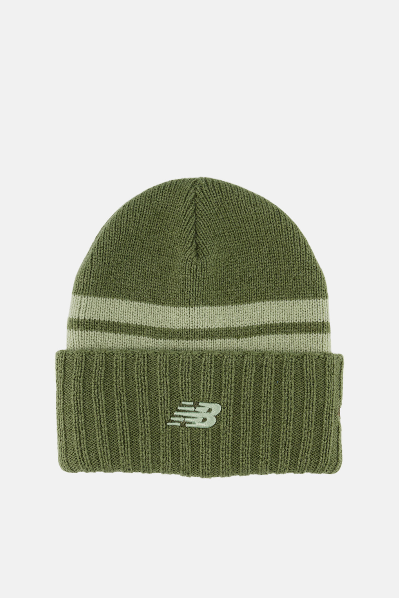 Зеленая шапка Striped Knit Hat Зеленый ONESIZE New Balance LAH01053DEK Зеленая шапка Striped Knit Hat Зеленый ONESIZE New Balance LAH01053DEK