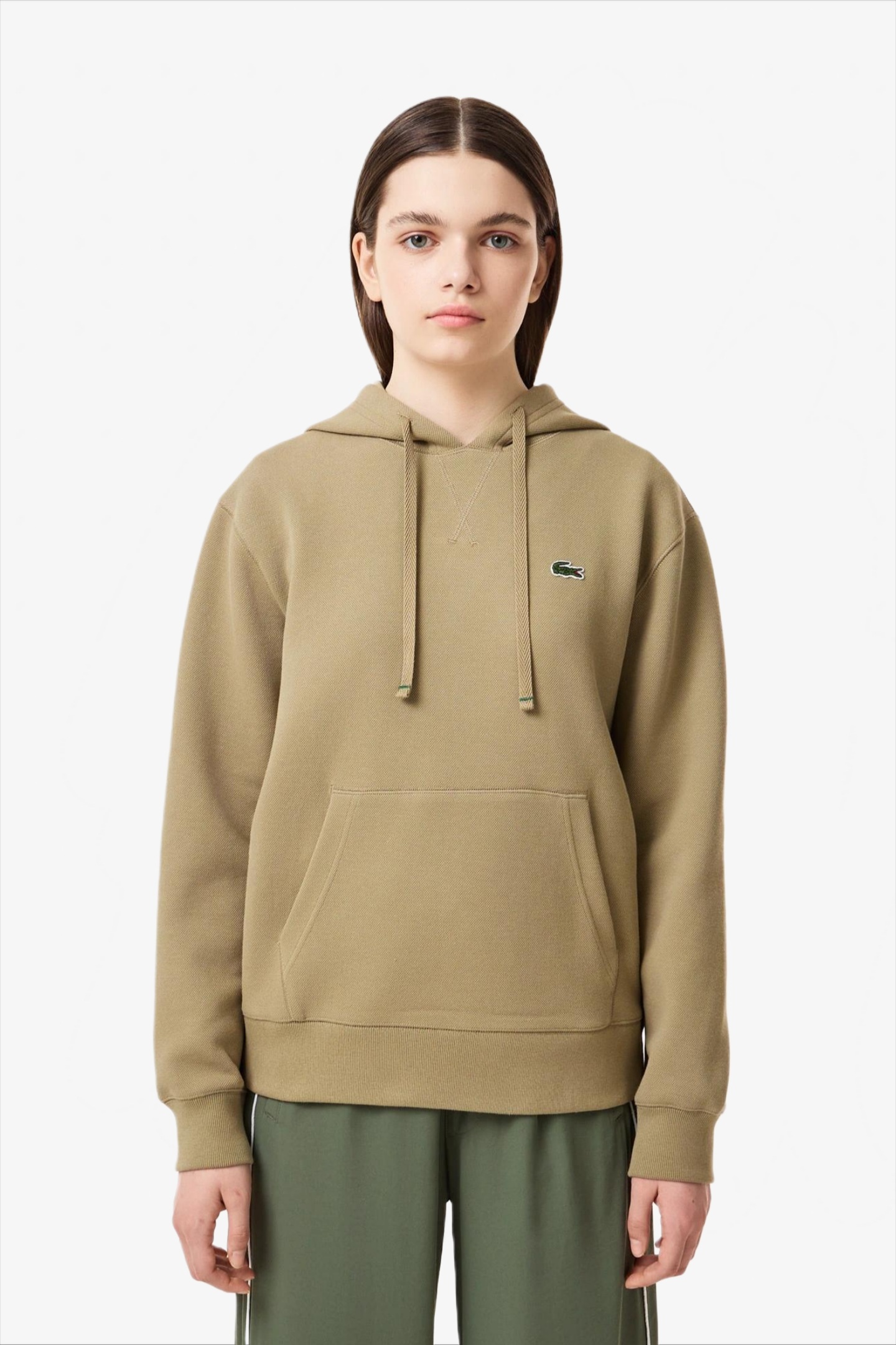 Женская бежевая толстовка. Бежевый 36 Lacoste SF8346CB8 Женская бежевая толстовка. Бежевый 36 Lacoste SF8346CB8