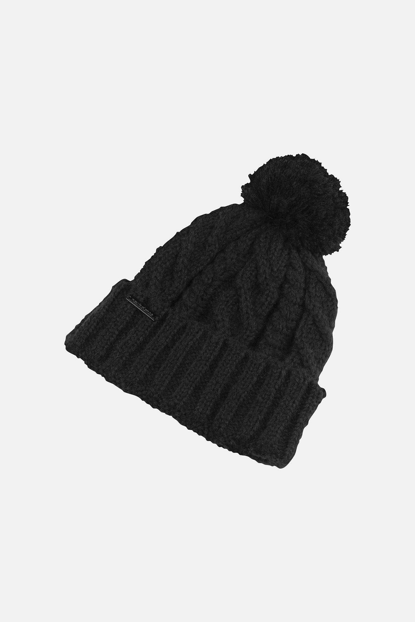 Черная шапка Lux Knit Pom Черный ONESIZE New Balance LAH23118BK Черная шапка Lux Knit Pom Черный ONESIZE New Balance LAH23118BK