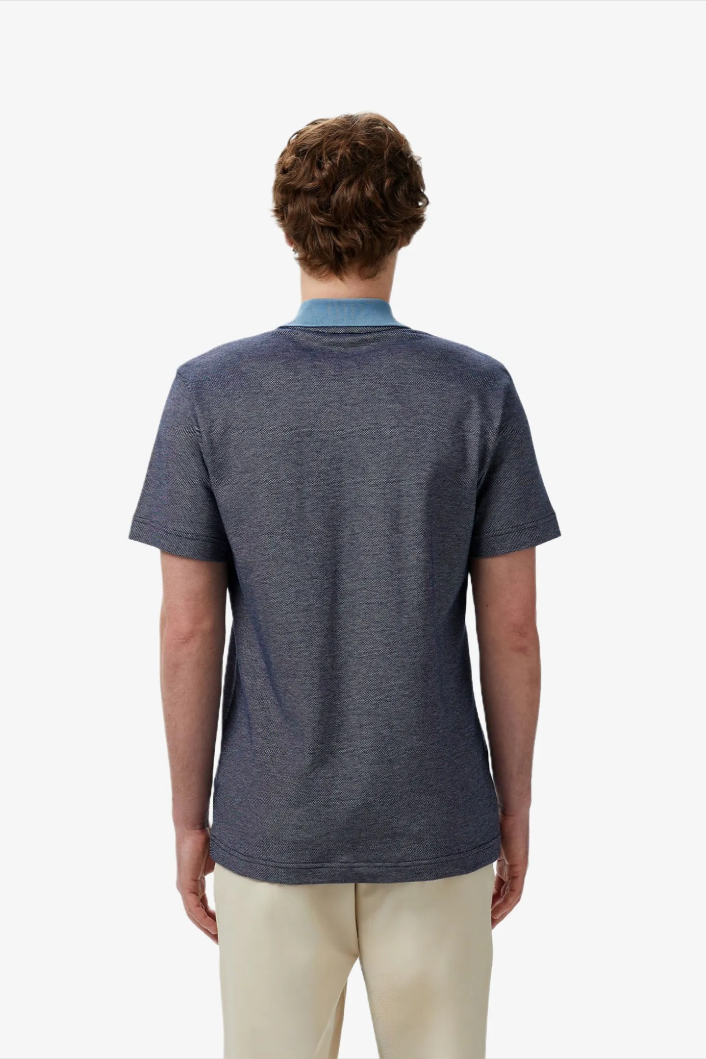 Чоловіче синє поло 2