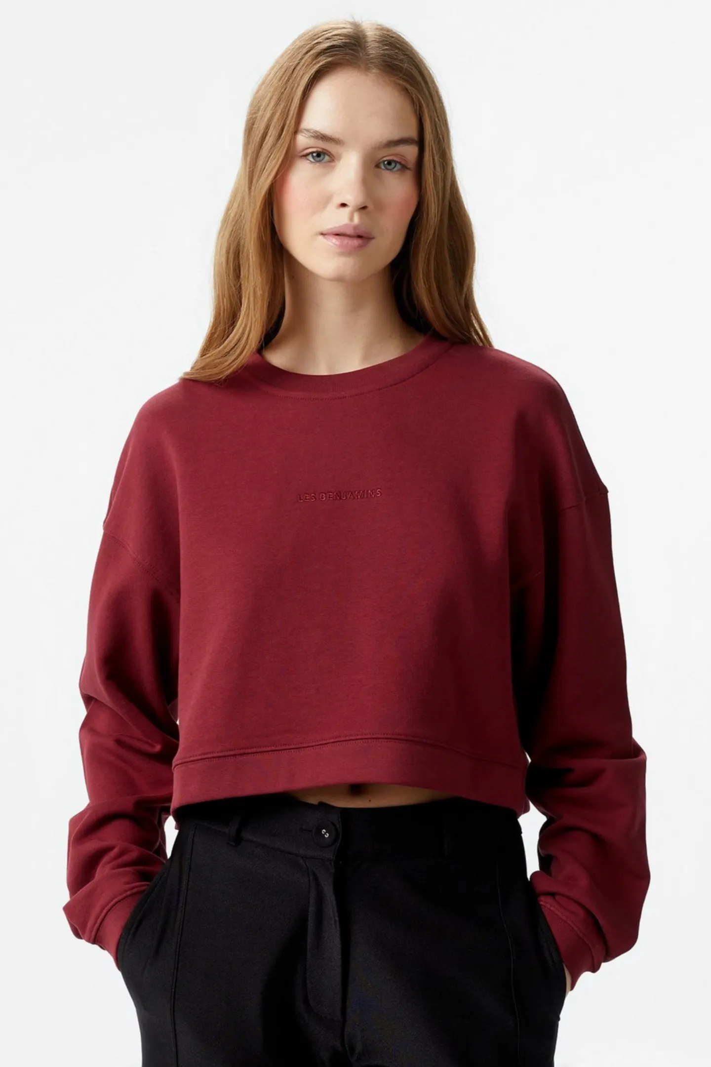 Жіноча червона толстовка 1