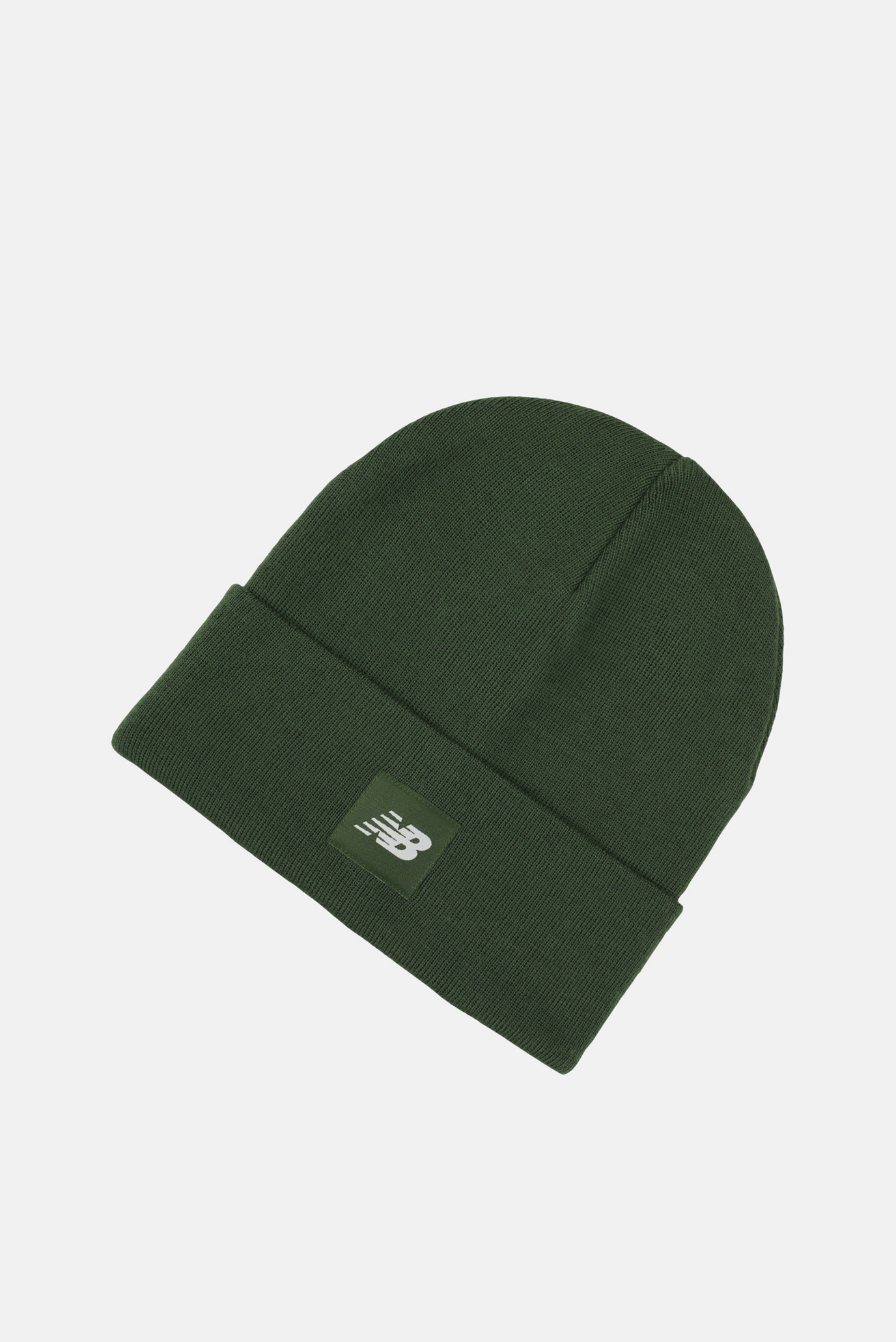 Зеленая шапка Cuffed Beanie Flying NB Logo Зеленый ONESIZE New Balance LAH13034DAE Зеленая шапка Cuffed Beanie Flying NB Logo Зеленый ONESIZE New Balance LAH13034DAE