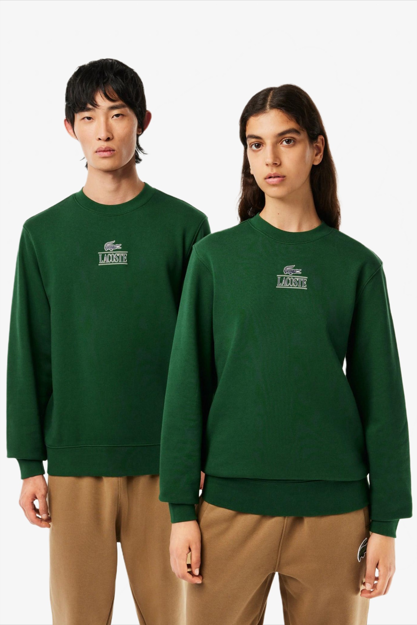 Зеленая толстовка (унисекс) Зеленый S Lacoste SH1156132 Зеленая толстовка (унисекс) Зеленый S Lacoste SH1156132