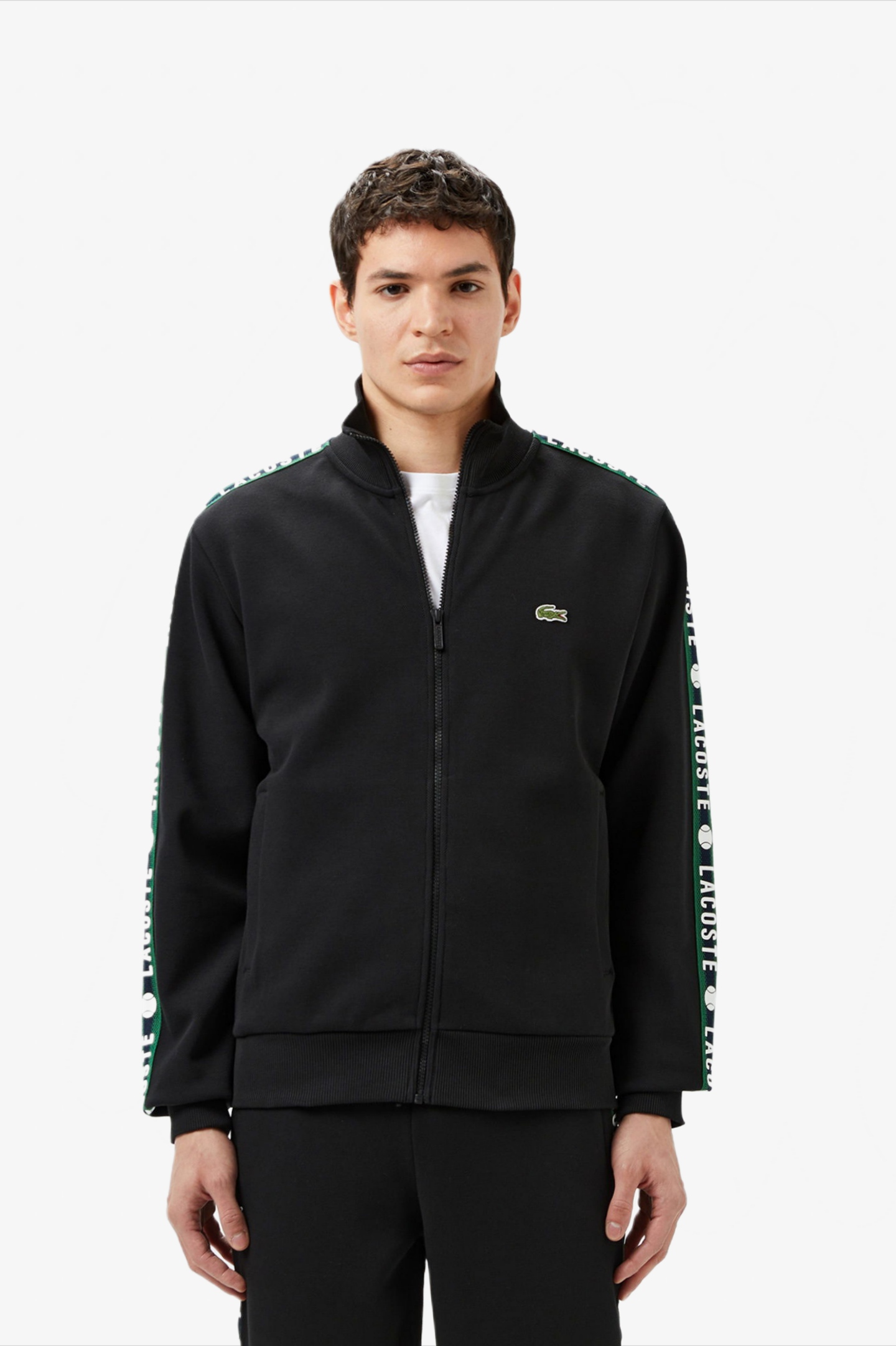 Мужская черная толстовка Черный M-L Lacoste SH0512031 Мужская черная толстовка Черный M-L Lacoste SH0512031