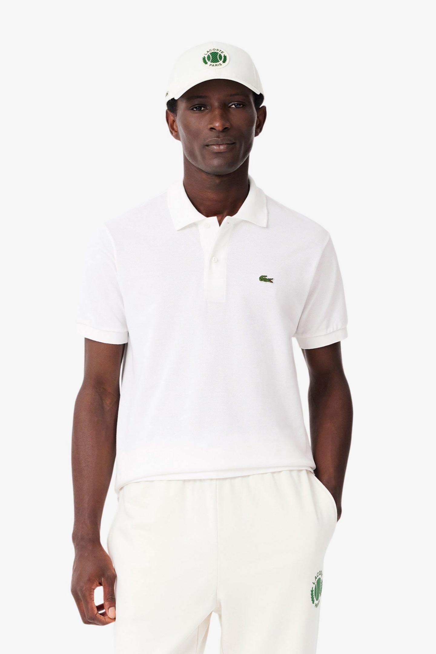 Мужское белое поло L.12.12 Белый L Lacoste L1212001 Мужское белое поло L.12.12 Белый L Lacoste L1212001