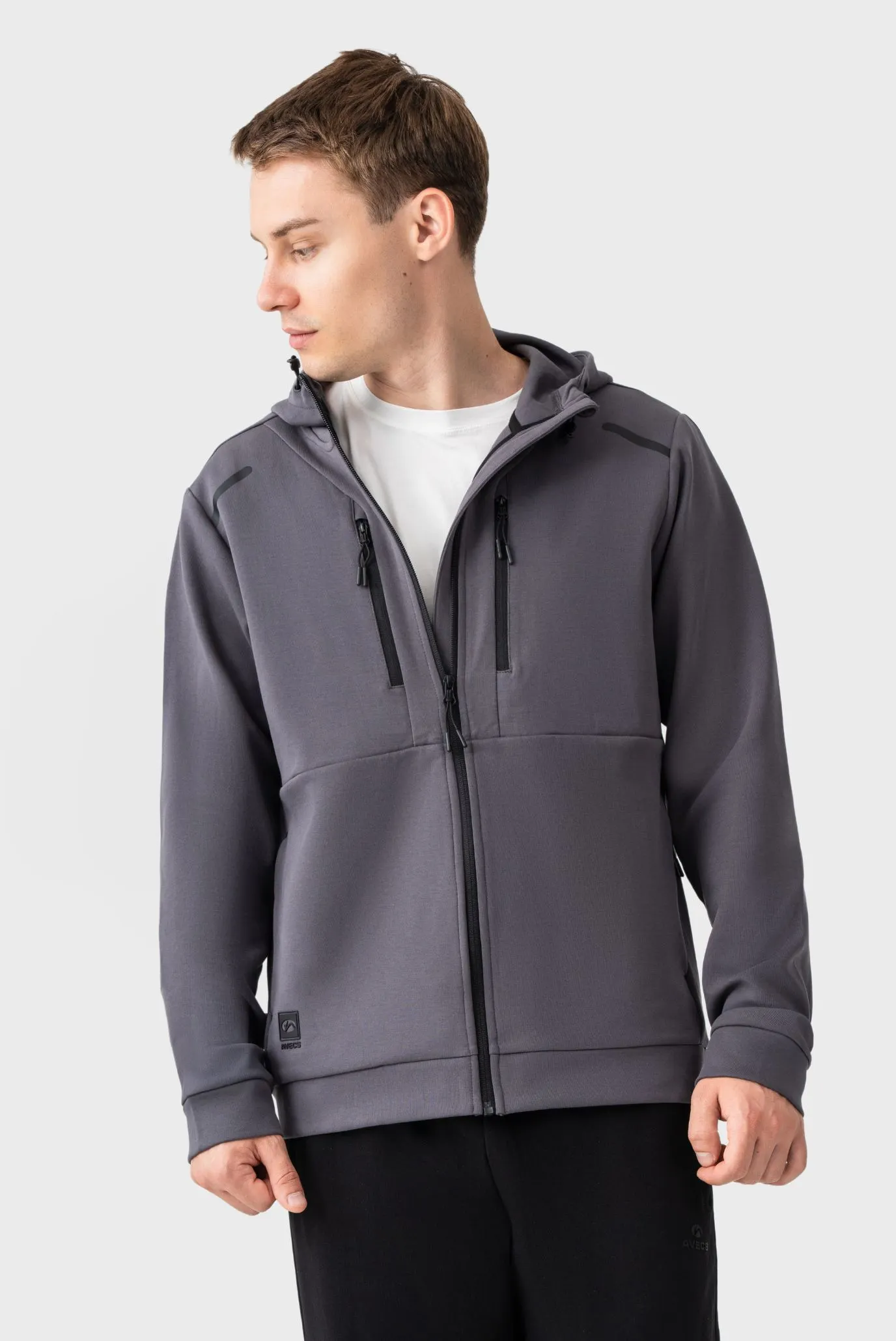 Чоловiчий сiрий Спортивний костюм Tracksuit 8