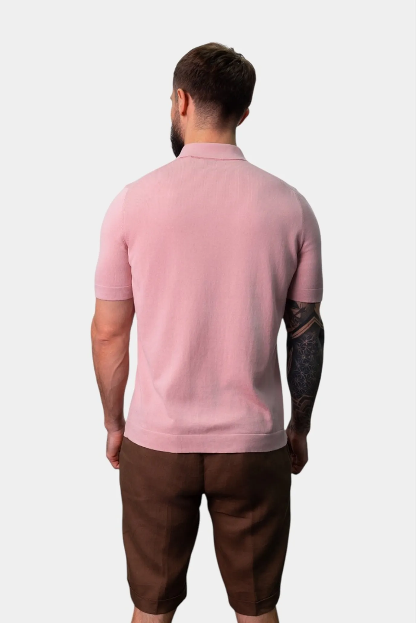 Чоловіче рожеве поло 2