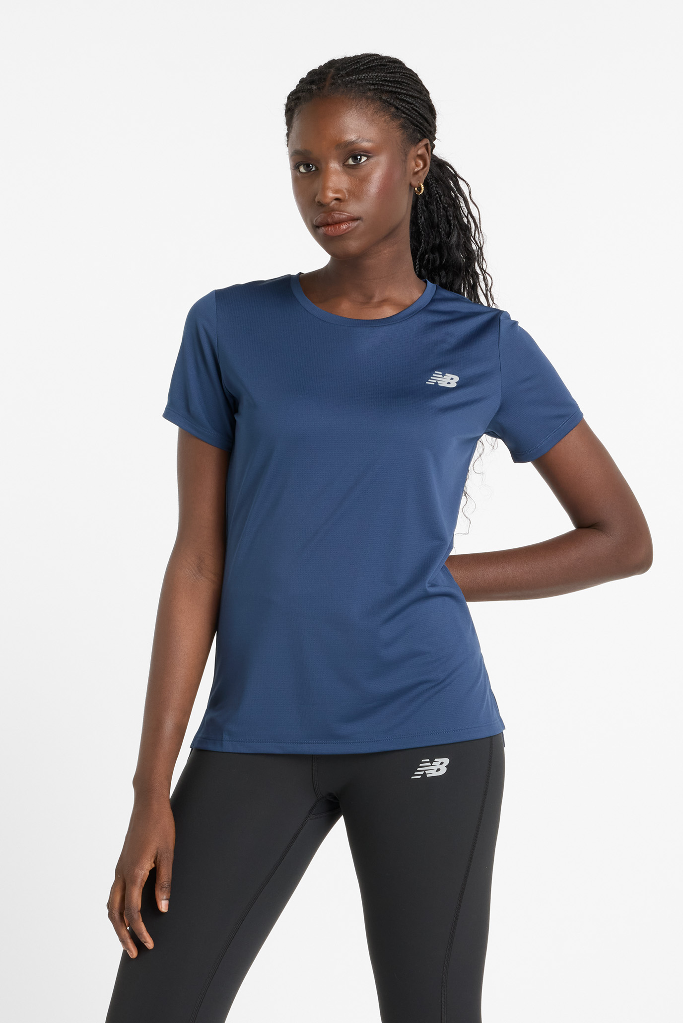 Женская синяя футболка Sport Синий XS New Balance WT51244NNY Женская синяя футболка Sport Синий XS New Balance WT51244NNY