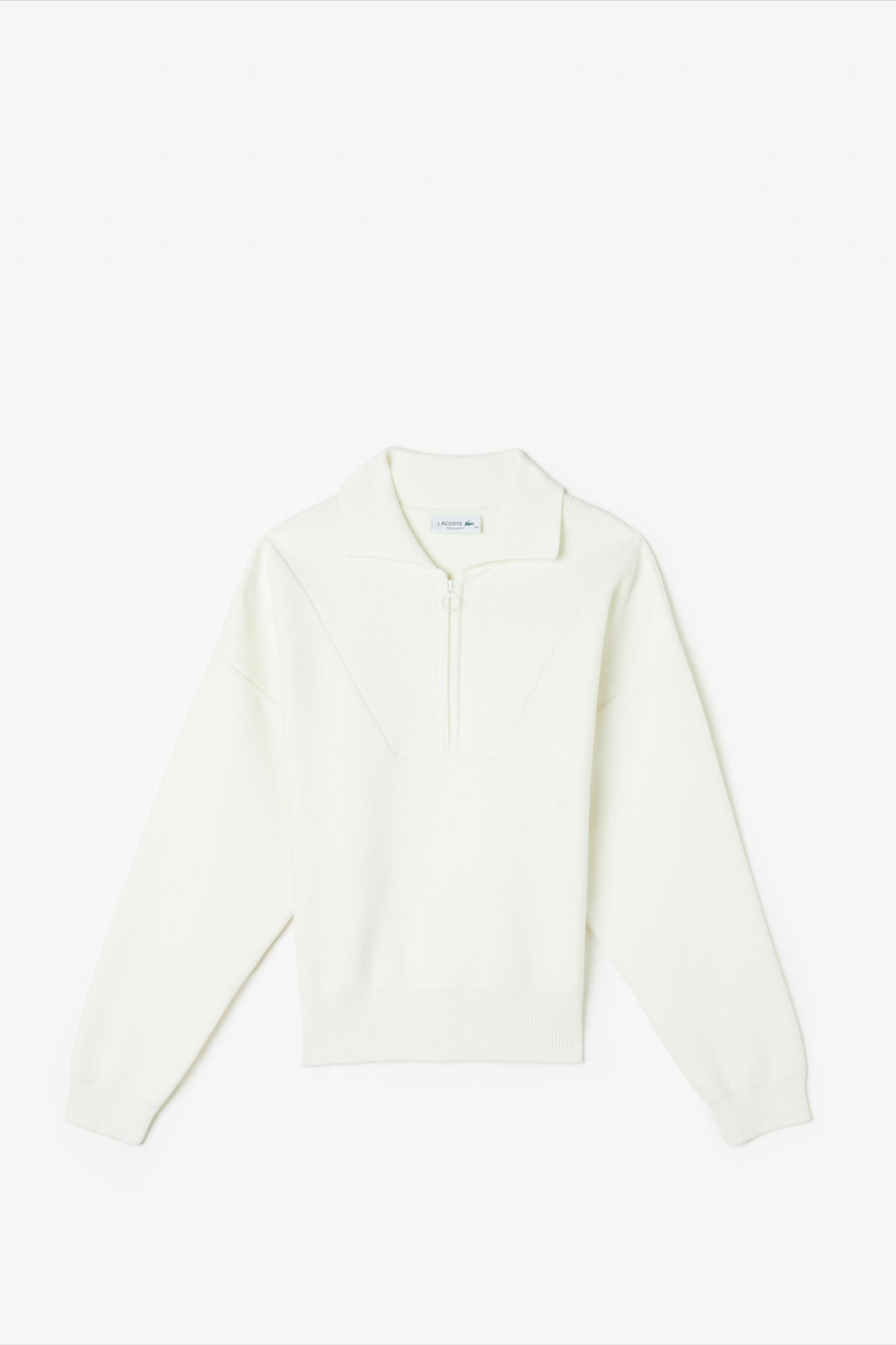 Женский белый свитер Белый 42 Lacoste AF040370V Женский белый свитер Белый 42 Lacoste AF040370V