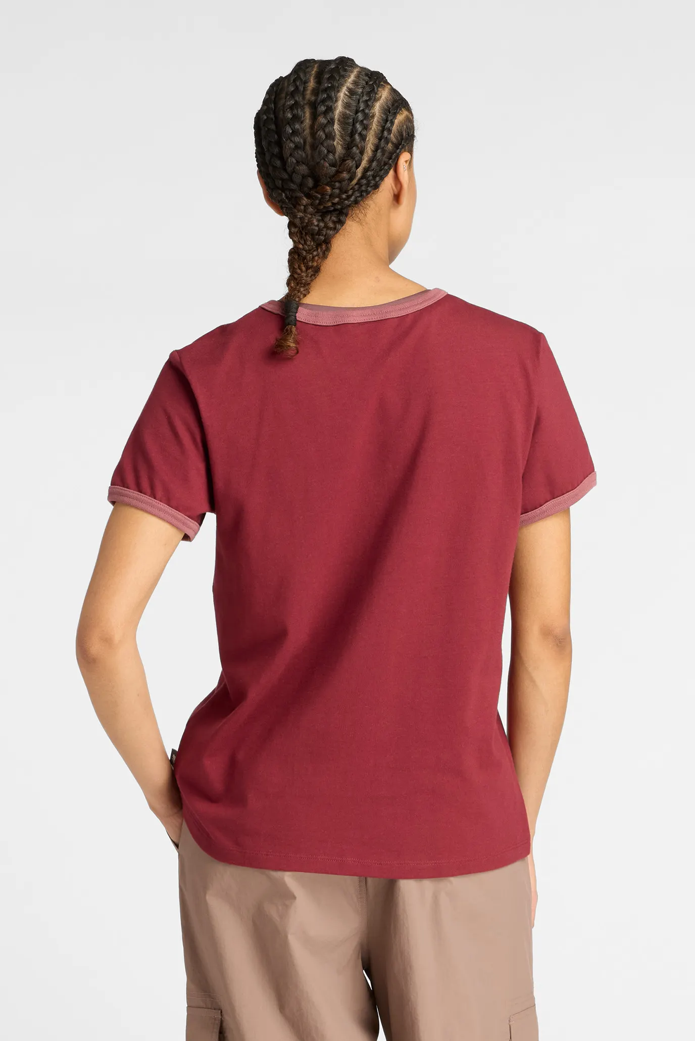 Жіноча бордова футболка Linear Heritage 2