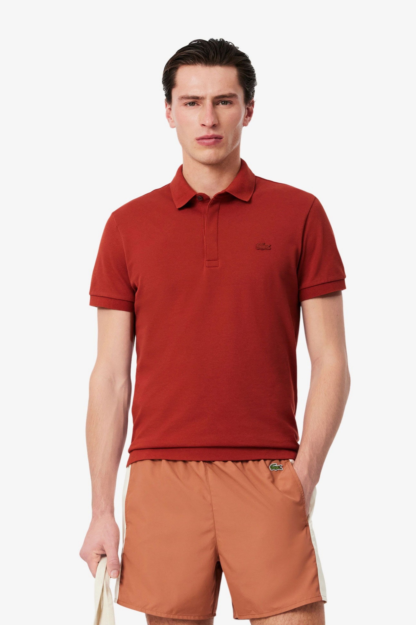 Мужское коричневое поло PARIS polo Коричневый XS Lacoste PH5522AFS Мужское коричневое поло PARIS polo Коричневый XS Lacoste PH5522AFS